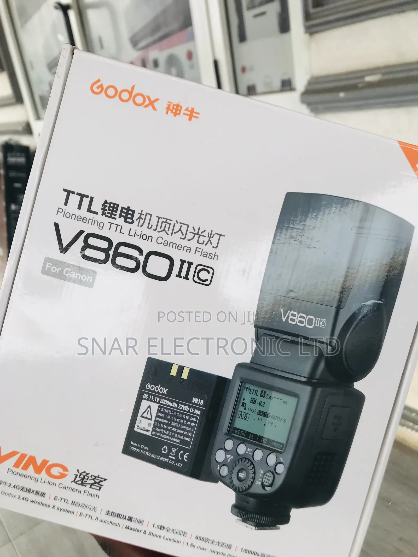 Strongly Godox V860ii-C Camera Flash Light for Canon
