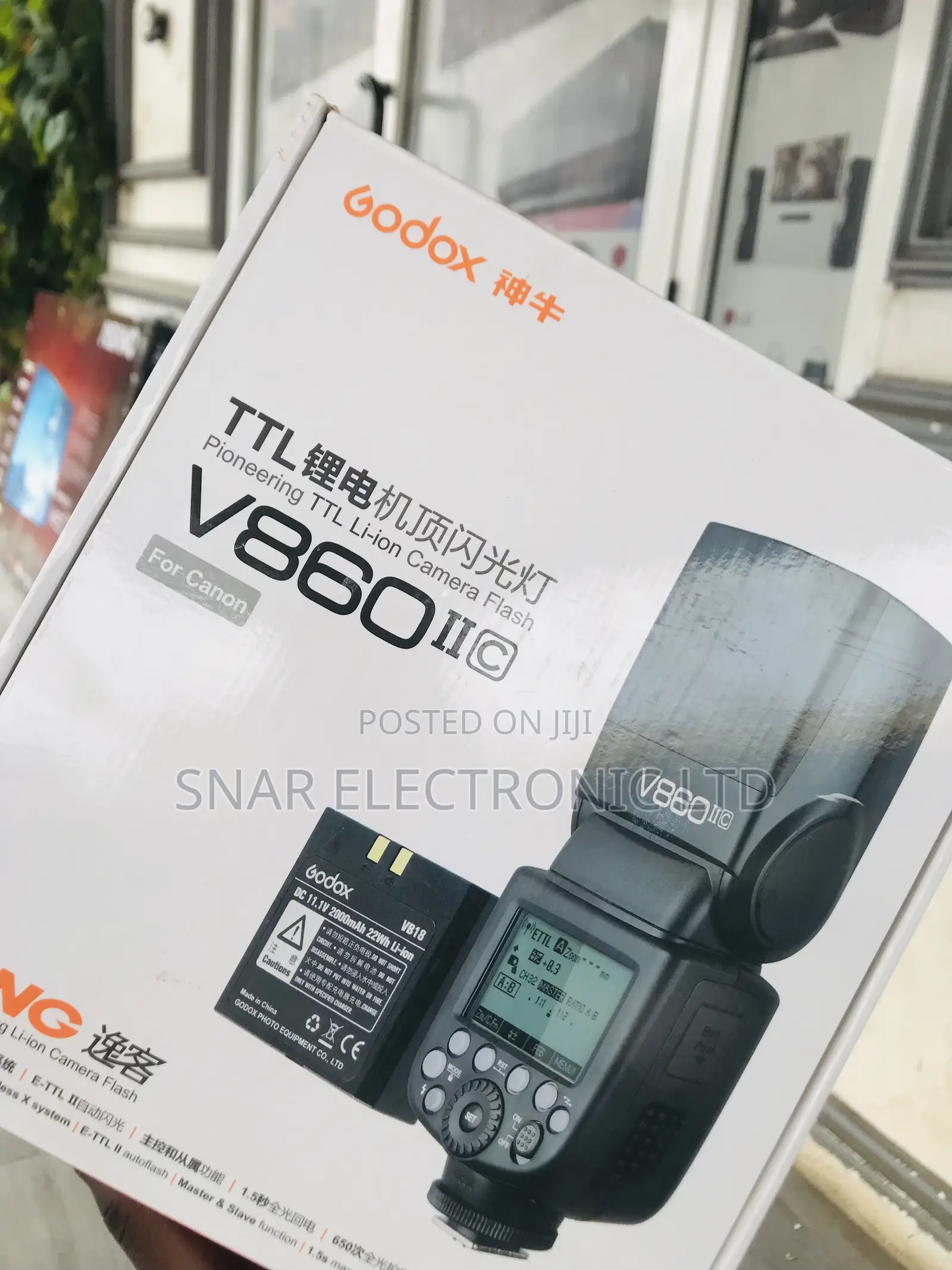 Strongly Godox V860ii-C Camera Flash Light for Canon