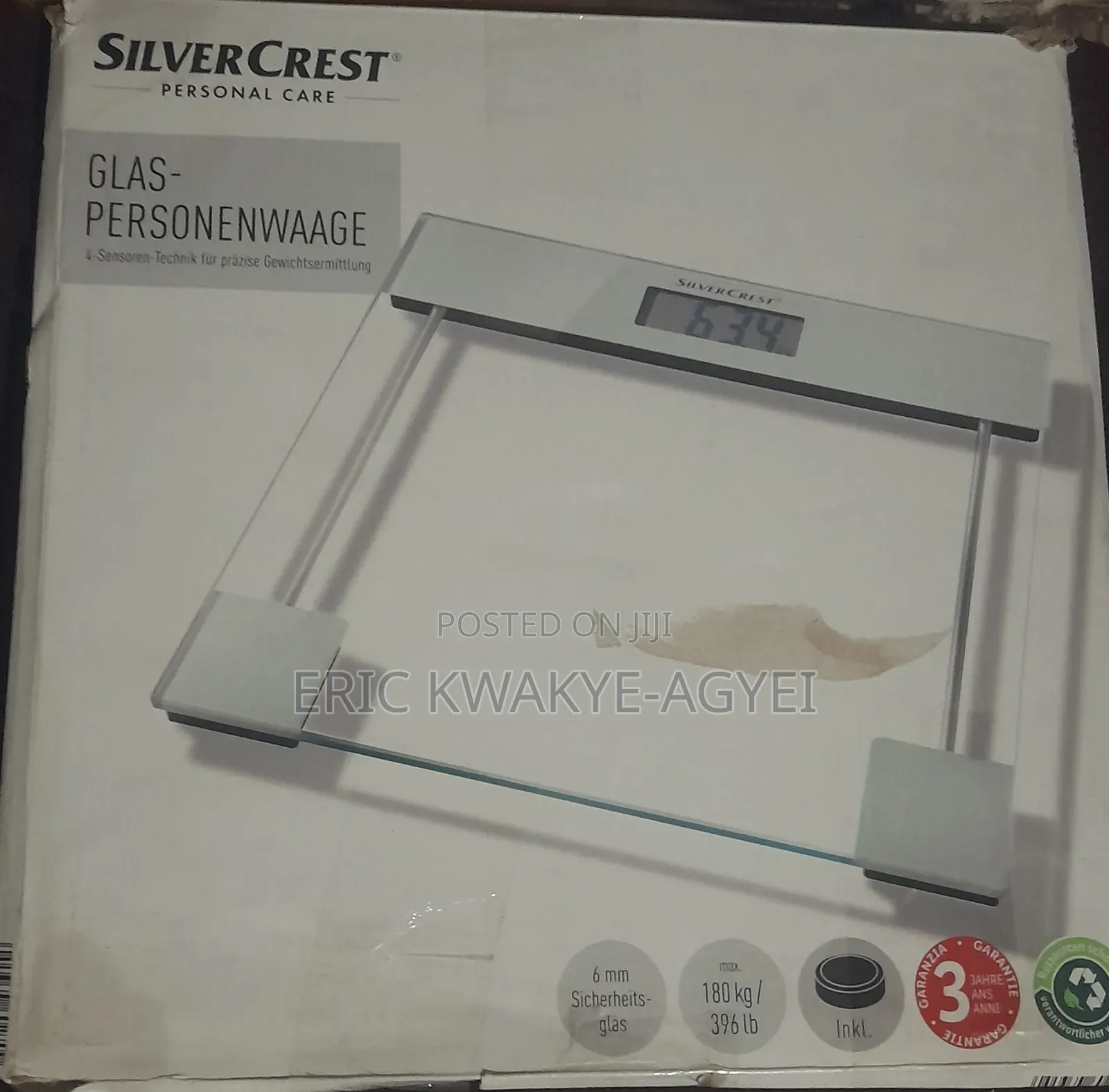Silver Crest Personal Care Body Scale