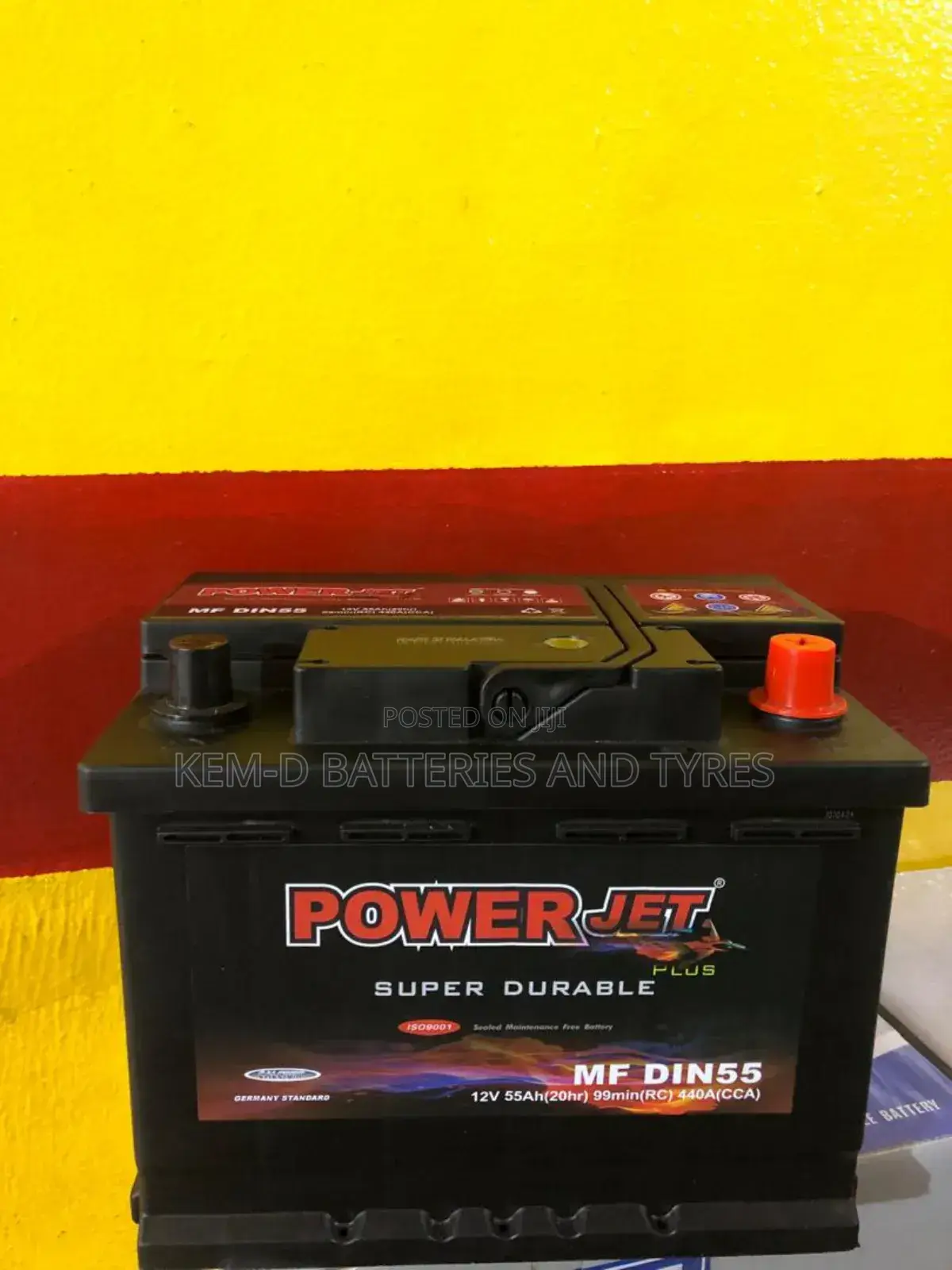 15 Plates Jet Car Battery 12v75ah + Free Delivery