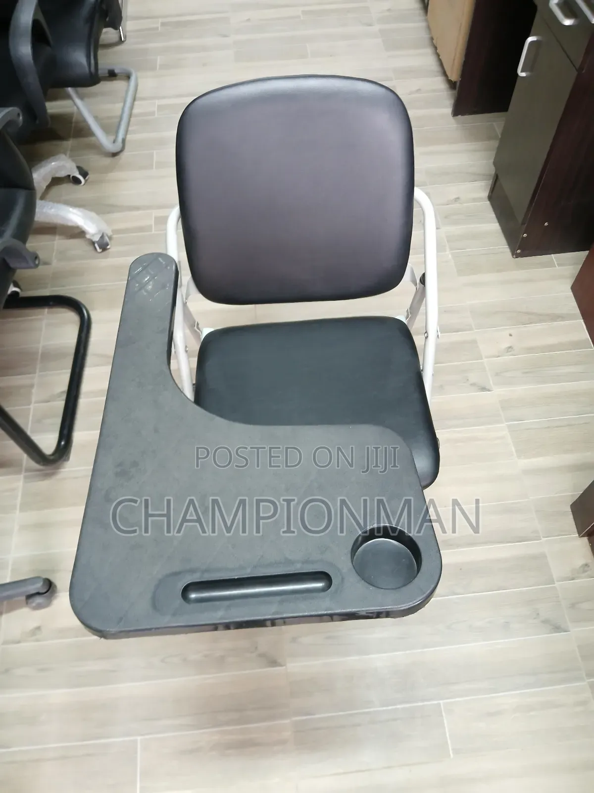 Flip Desk Leather and Fabric