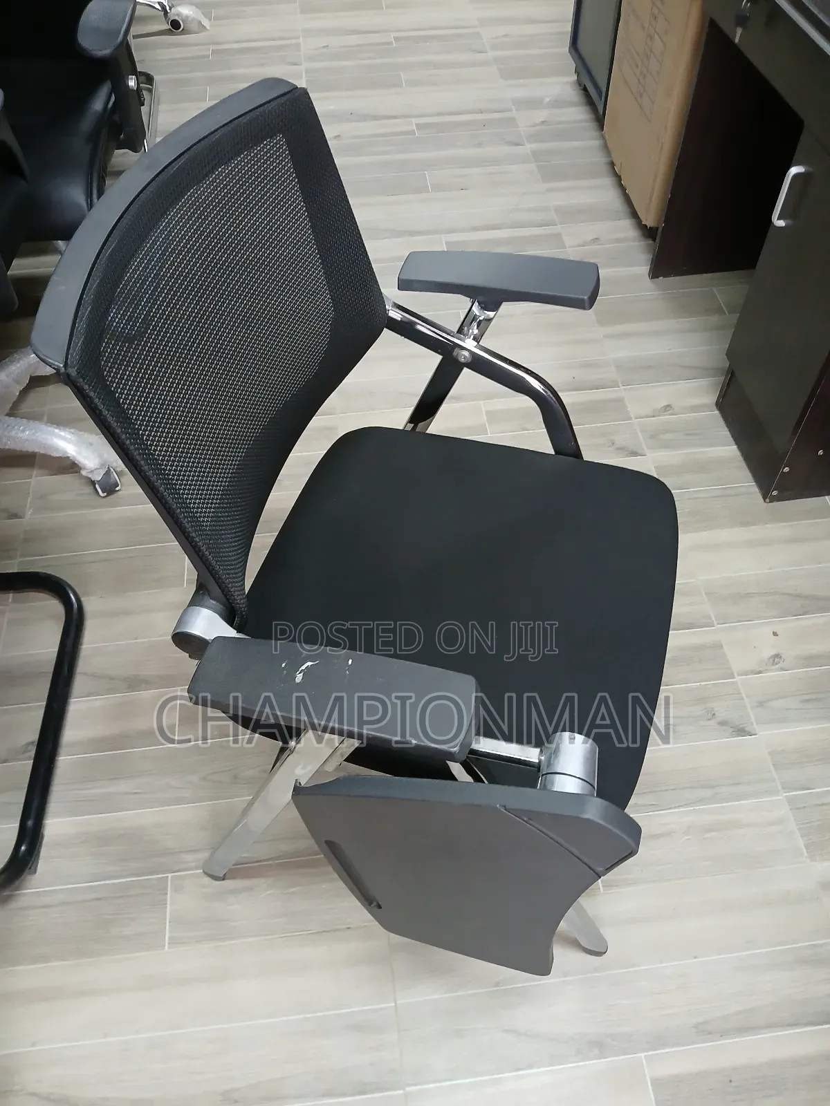 Flip Desk Leather and Fabric
