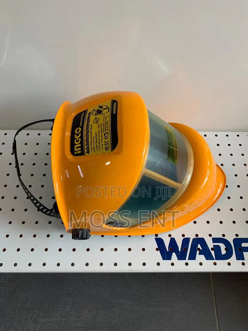 Auto-darkening Welding Helmet Yellow - Ahm006