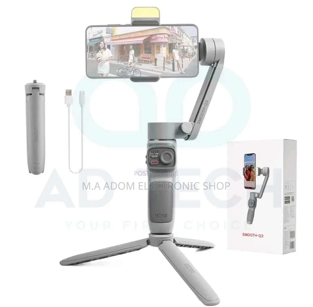 SMOOTH Q3 Smartphones Gimbal 3-Axis Flexible Phone Handheld