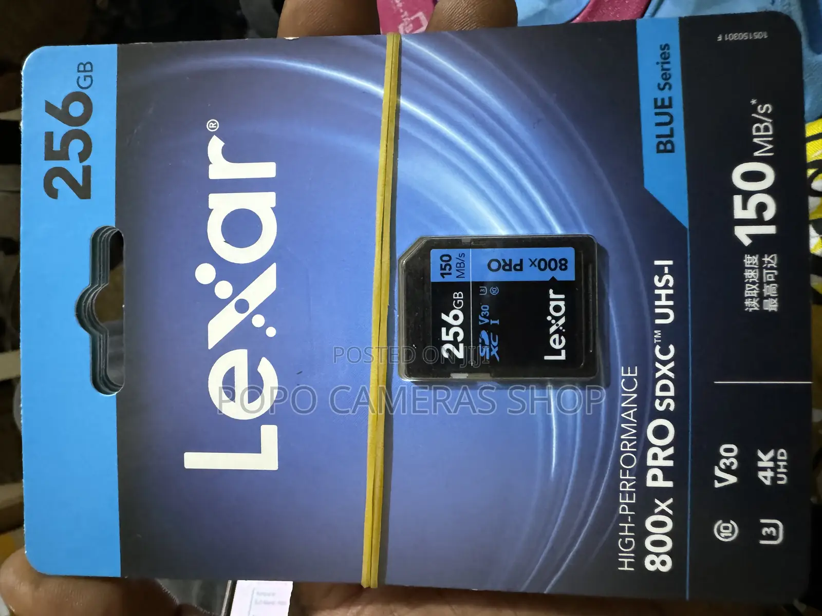 Lexar 256gb 150mb/S V30 U3 Sd Cards