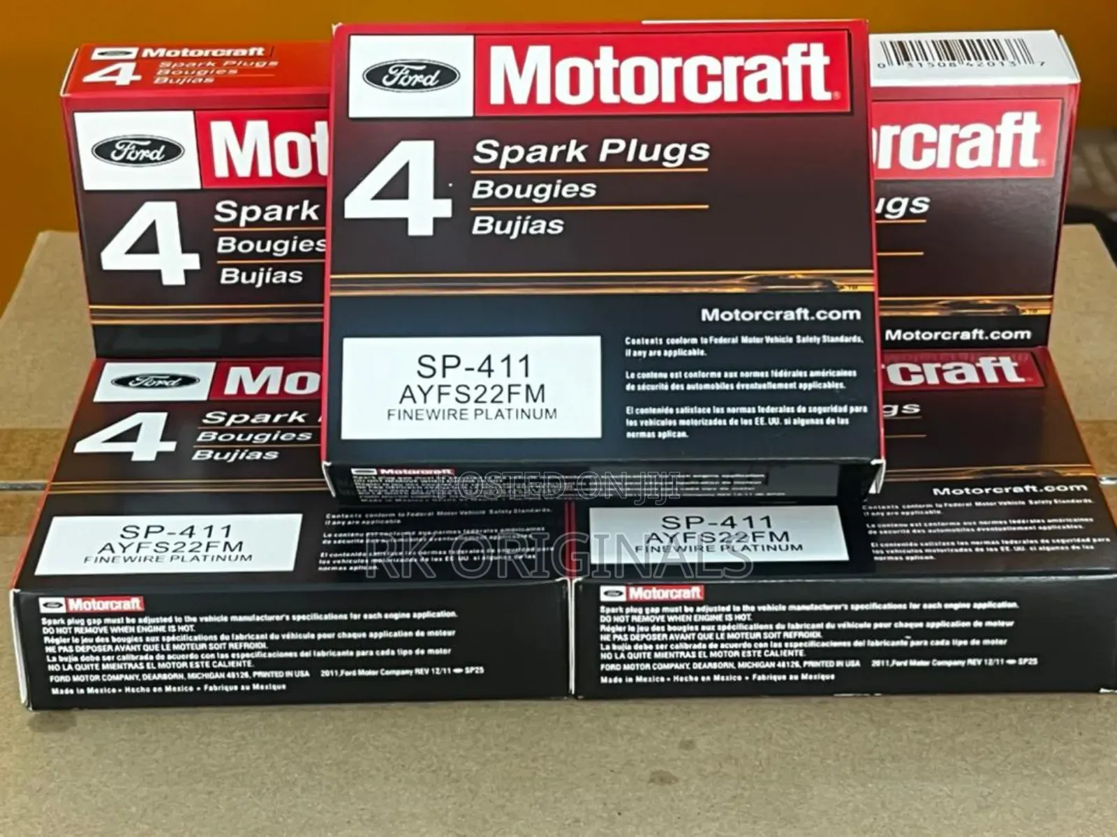 Spark Plugs Motorcraft Sp-411 16"16 Long Thread From Usa