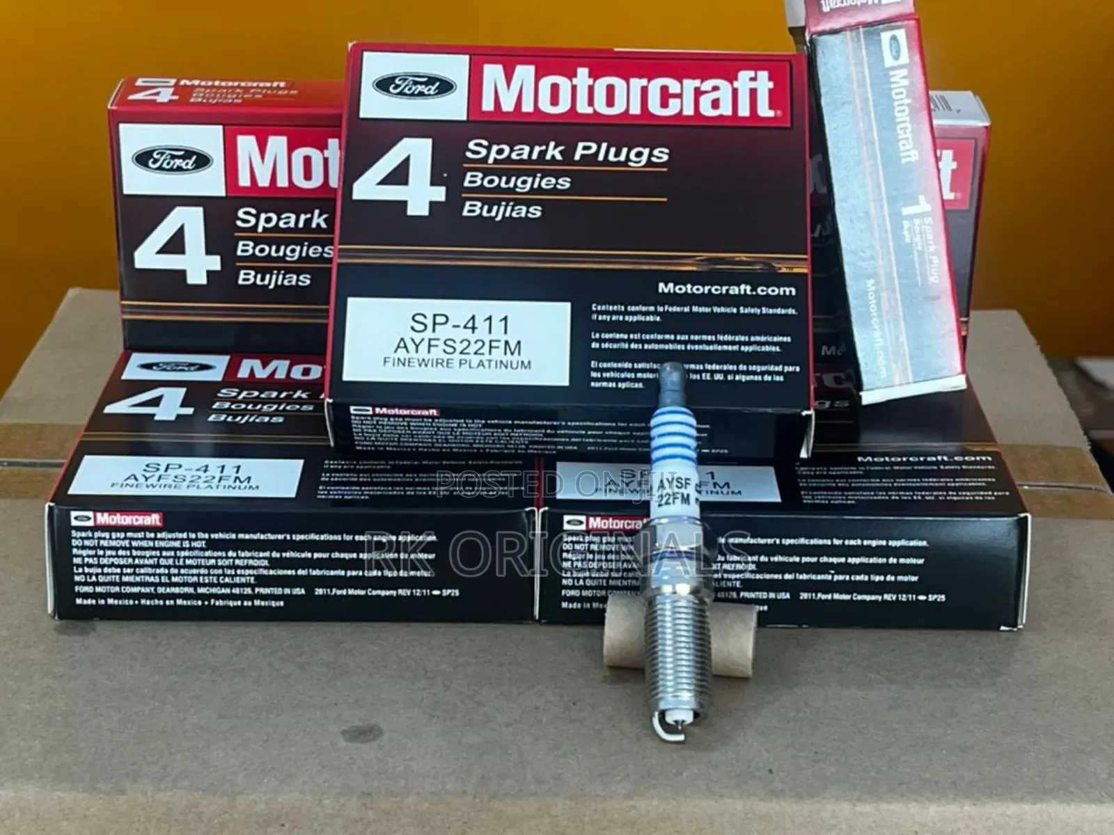 Spark Plugs Motorcraft Sp-411 16"16 Long Thread From Usa