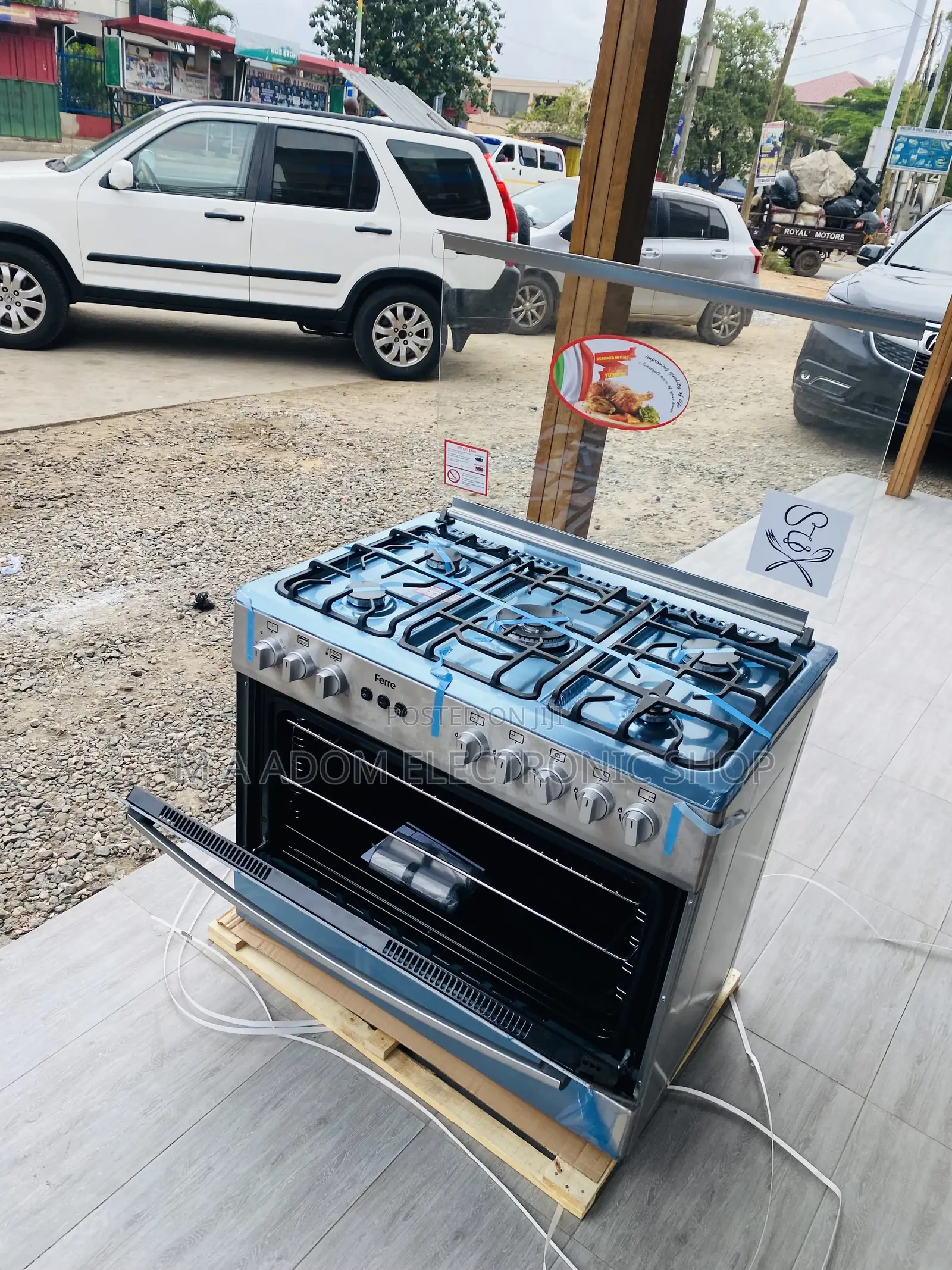 Purchase Quality Ferre 90x60 Ionx Auto Ignition 5 Gas Cooker