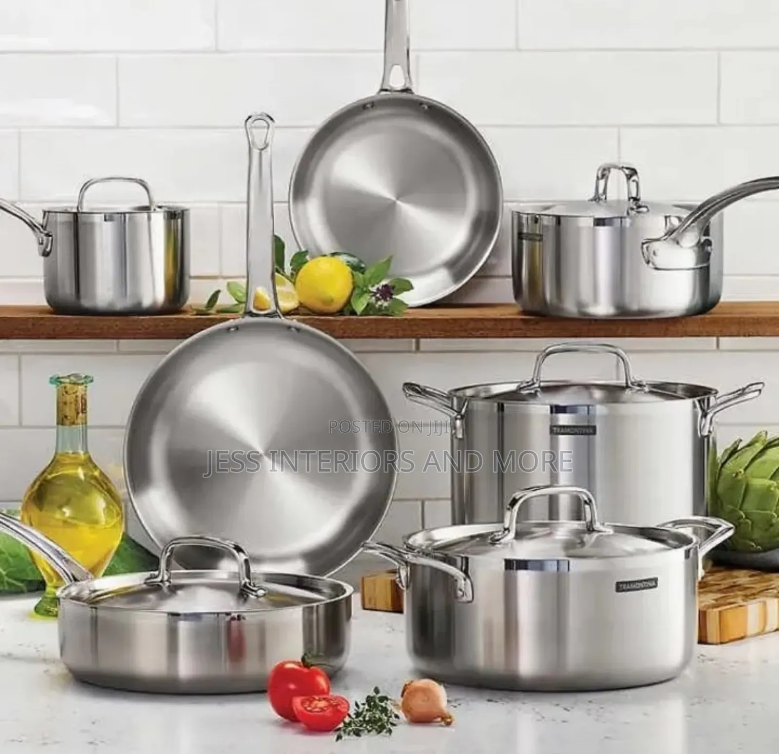 Tramontina 12piece Tri-ply Clad Stainless Steel Cookware Set