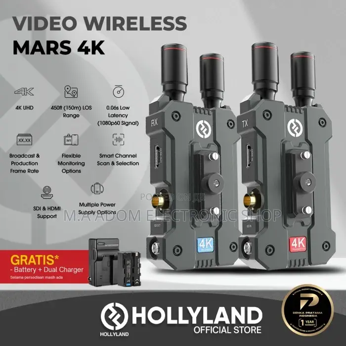 Hollyland Mars Wireless Transmitter Receiver