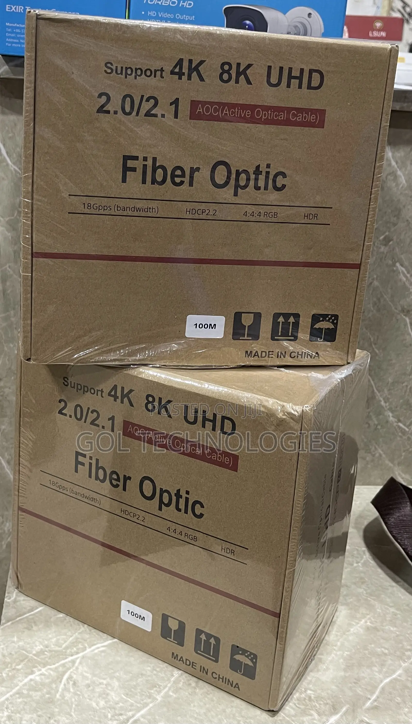 100M HDMI Cable Support Uhd Active Fiber HDMI Cable