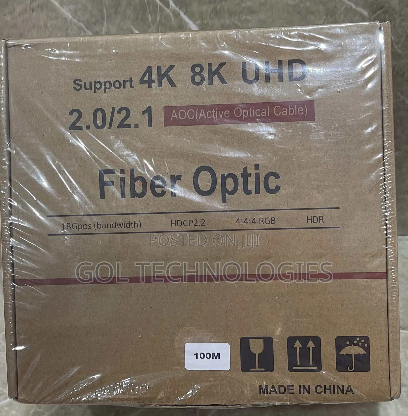 100M HDMI Cable Support Uhd Active Fiber HDMI Cable