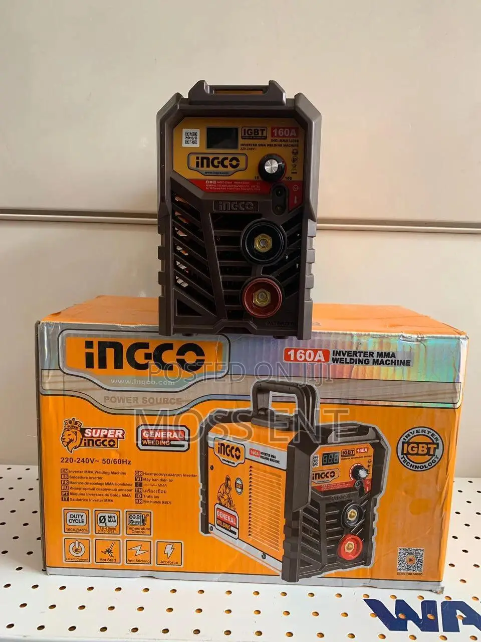 Ingco Inverter Mma Weld Machine 160a at 45% - Ing-Mma16028