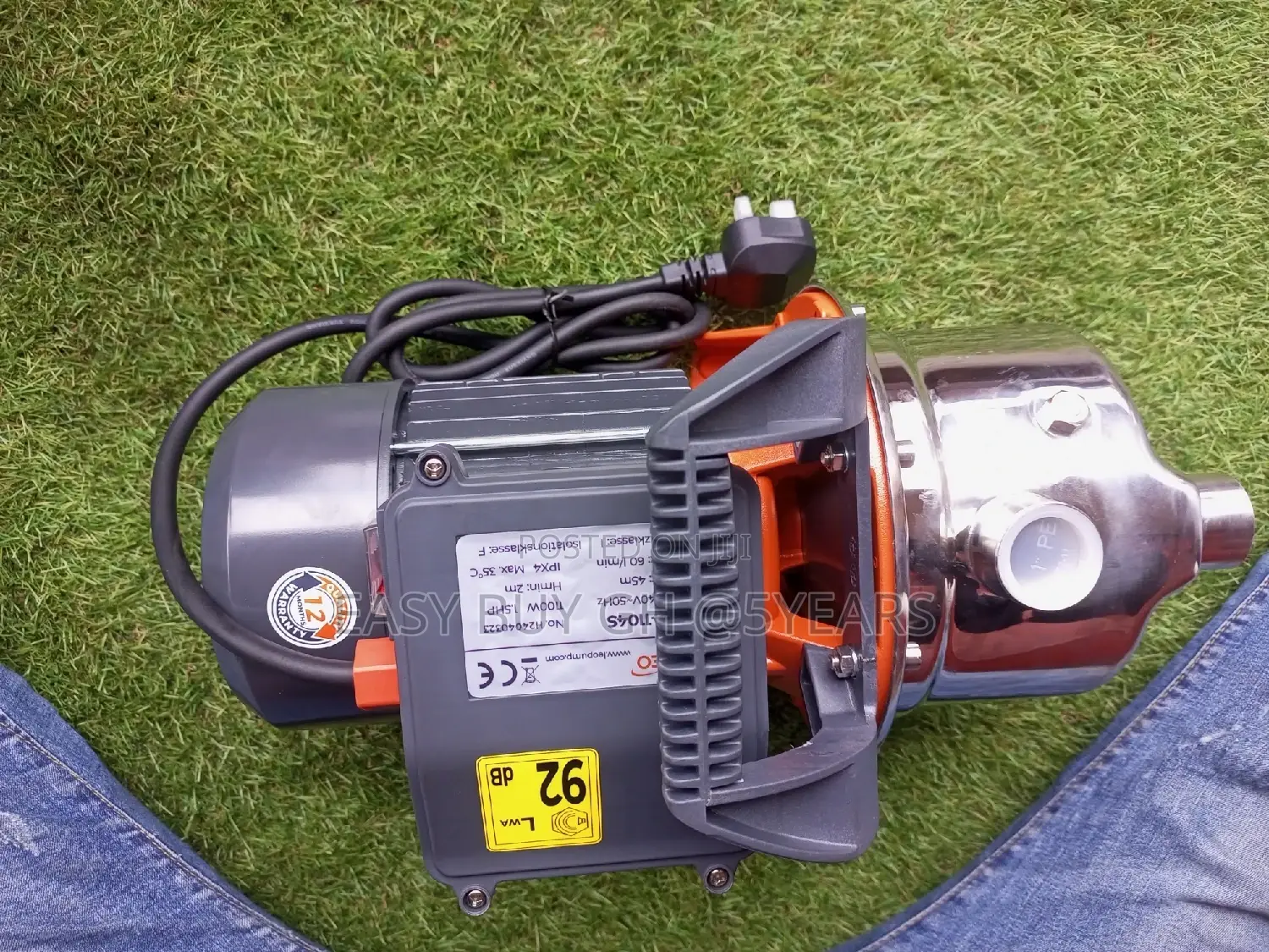 Jet Water Pump Intelligent Leo 1.5hp Plu Booster Water Pump