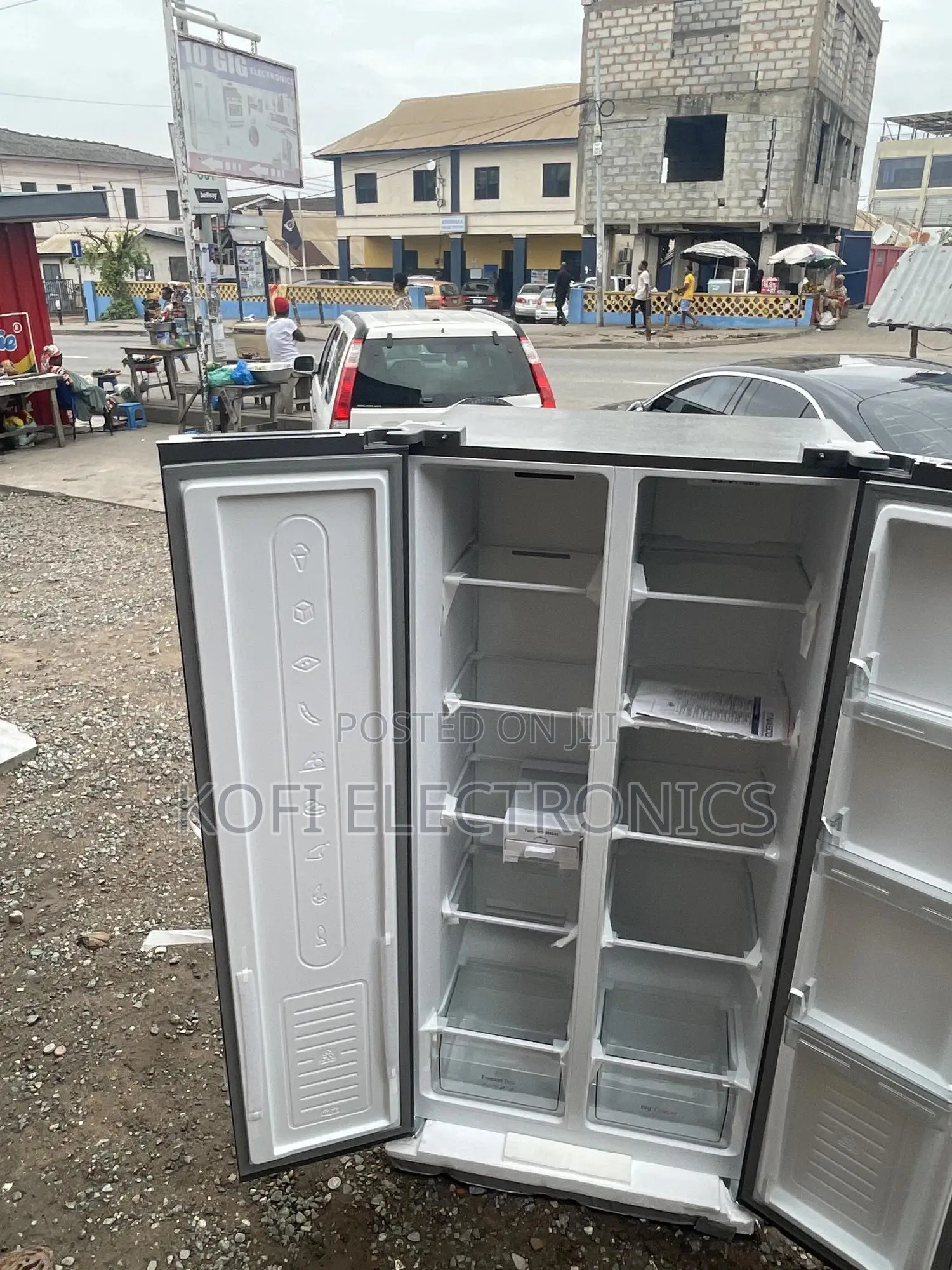 Lower Energy Consumption Nasco Side-by-Side Refrigerator