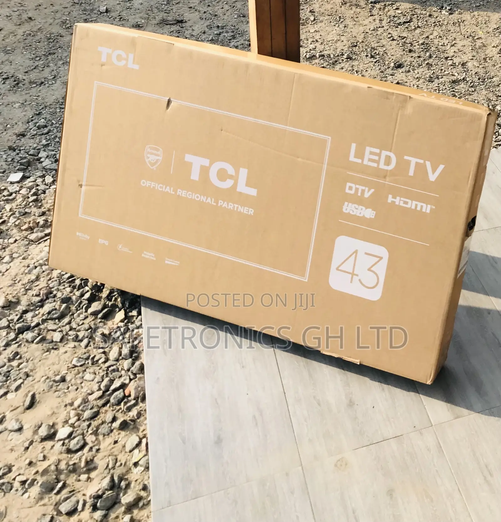 Design Black 43 Inch Smart Led HDR P635 Tv 