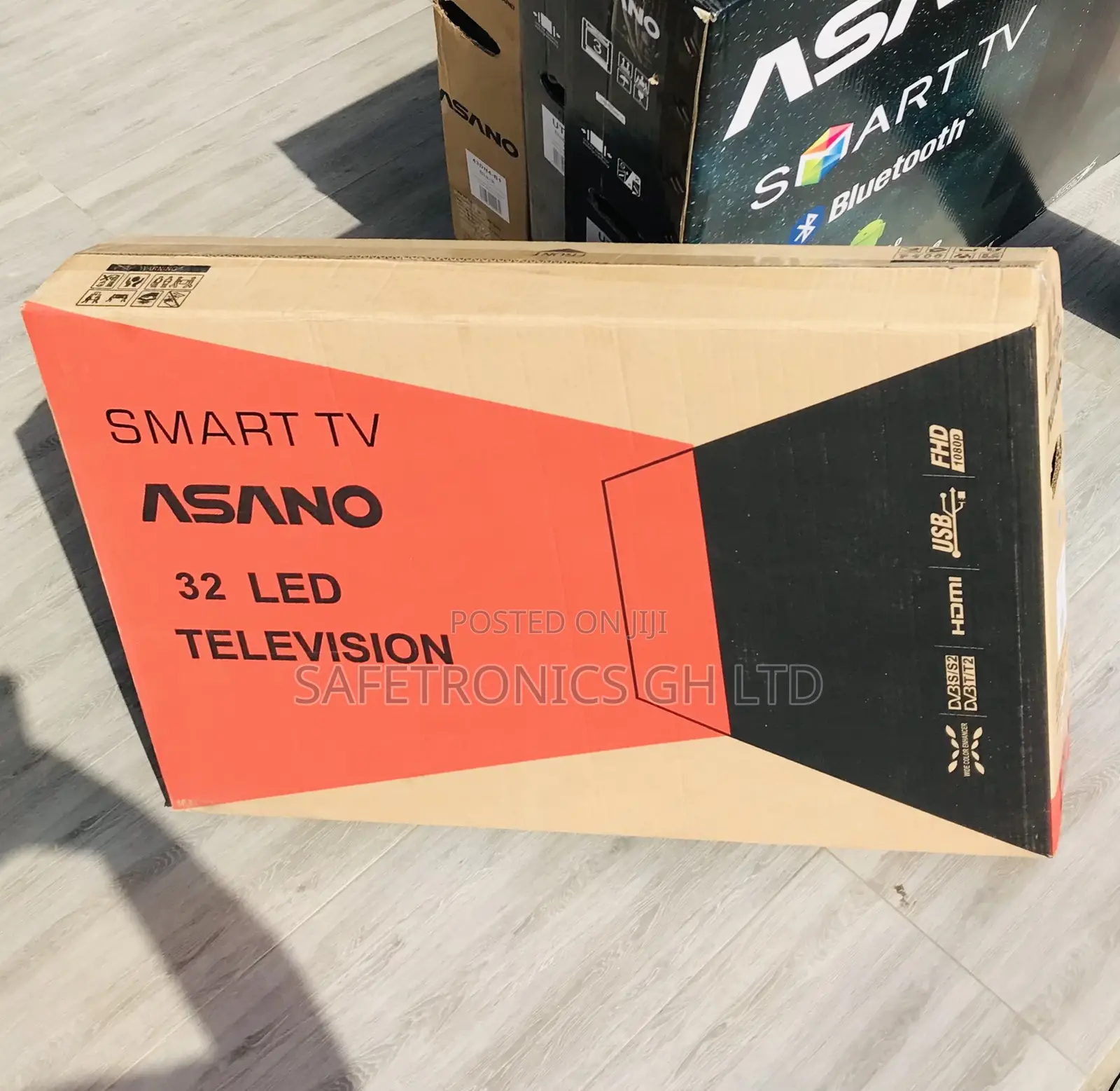 Fabulous Black 32 Inch Smart Led Asano Tv 