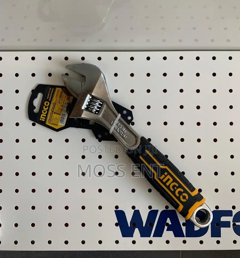 Adjustable Wrench 12" With Rubber - Hadw131128