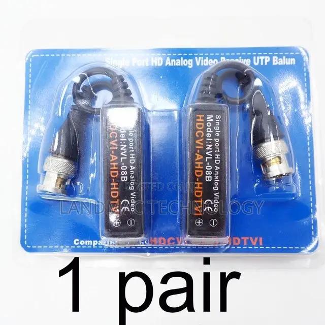 Single Port HD Analog Video Passive UTP Balun