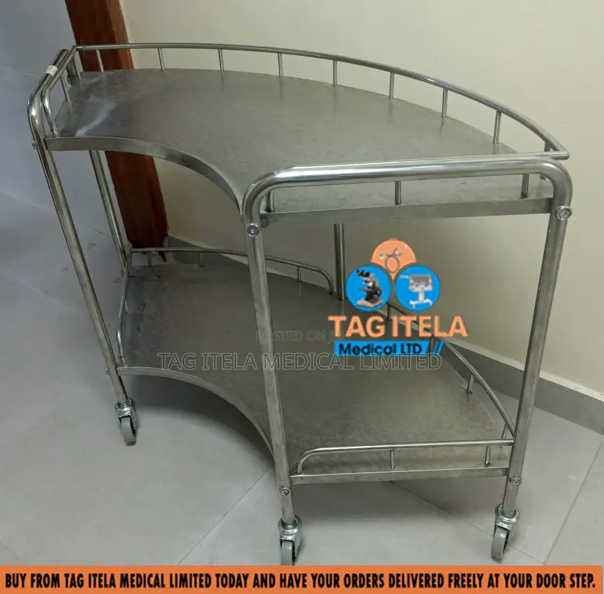 Medicine Trolley (Half Moon)