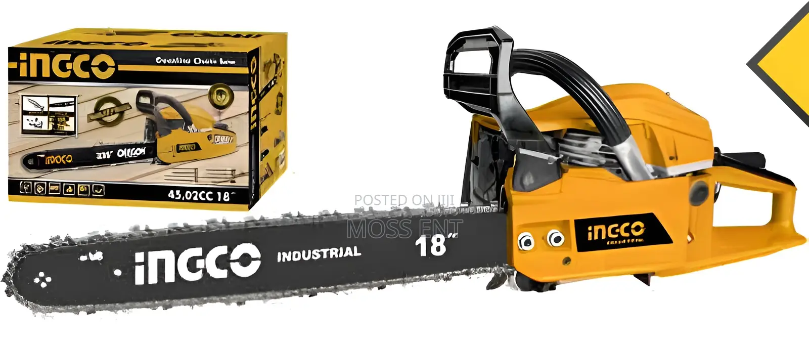 Gasoline Chainsaw 18" 45cc - Gcs45182