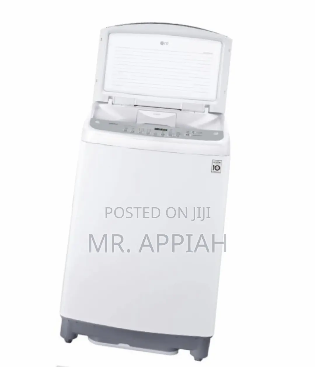Well Designed LG T1066NEFV 10kg Top Load Washing Machine.