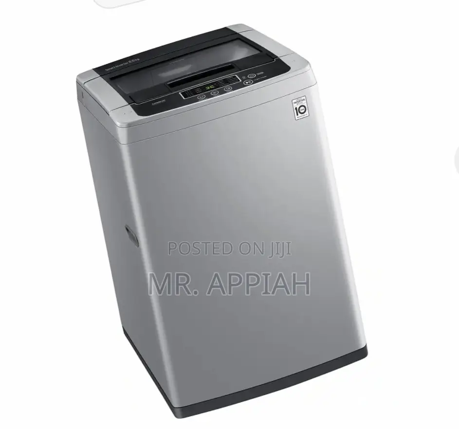 Durable LG T8585NDHV 8kg Top Load Electric Washing Machine.