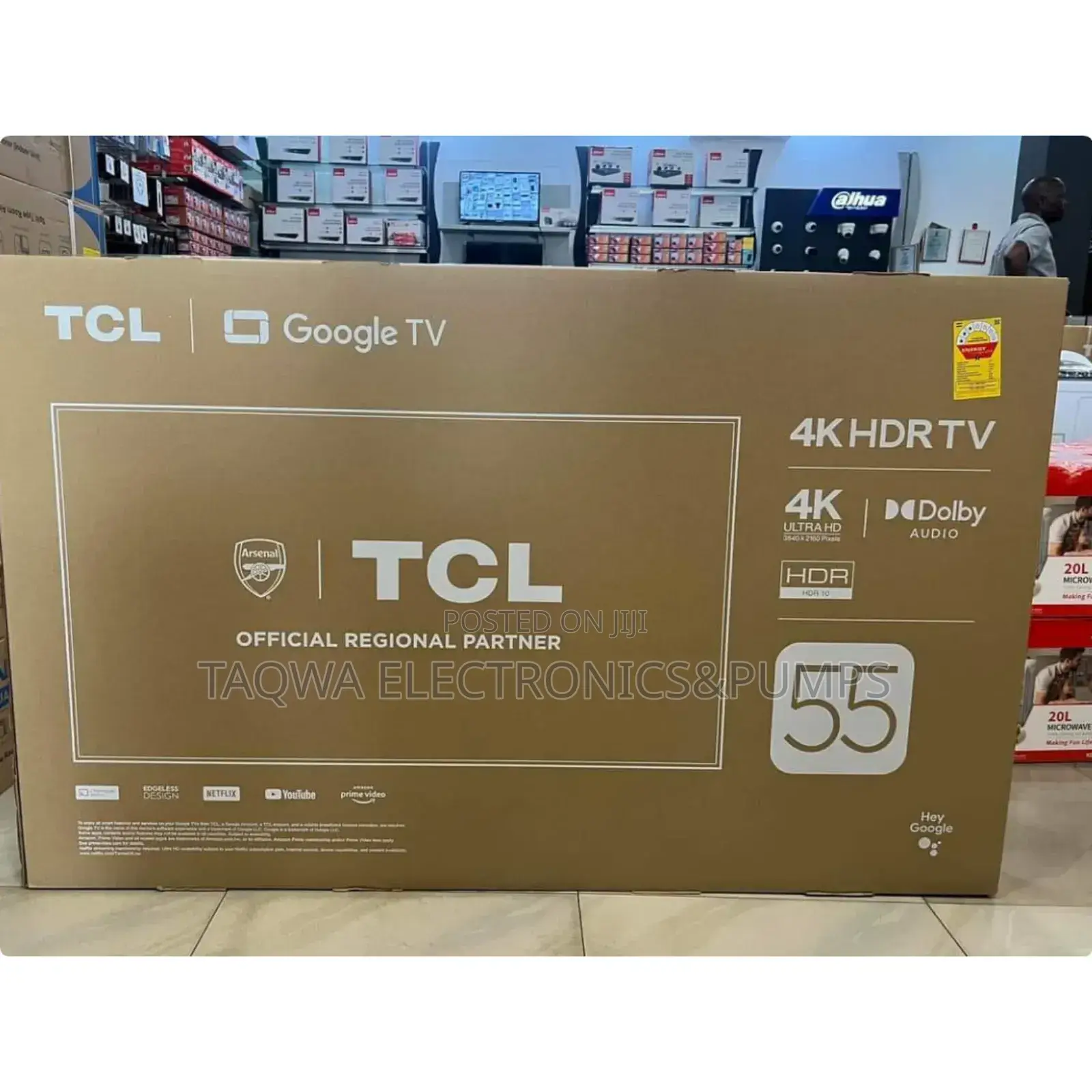 Led" HDR Google TCL 55"
