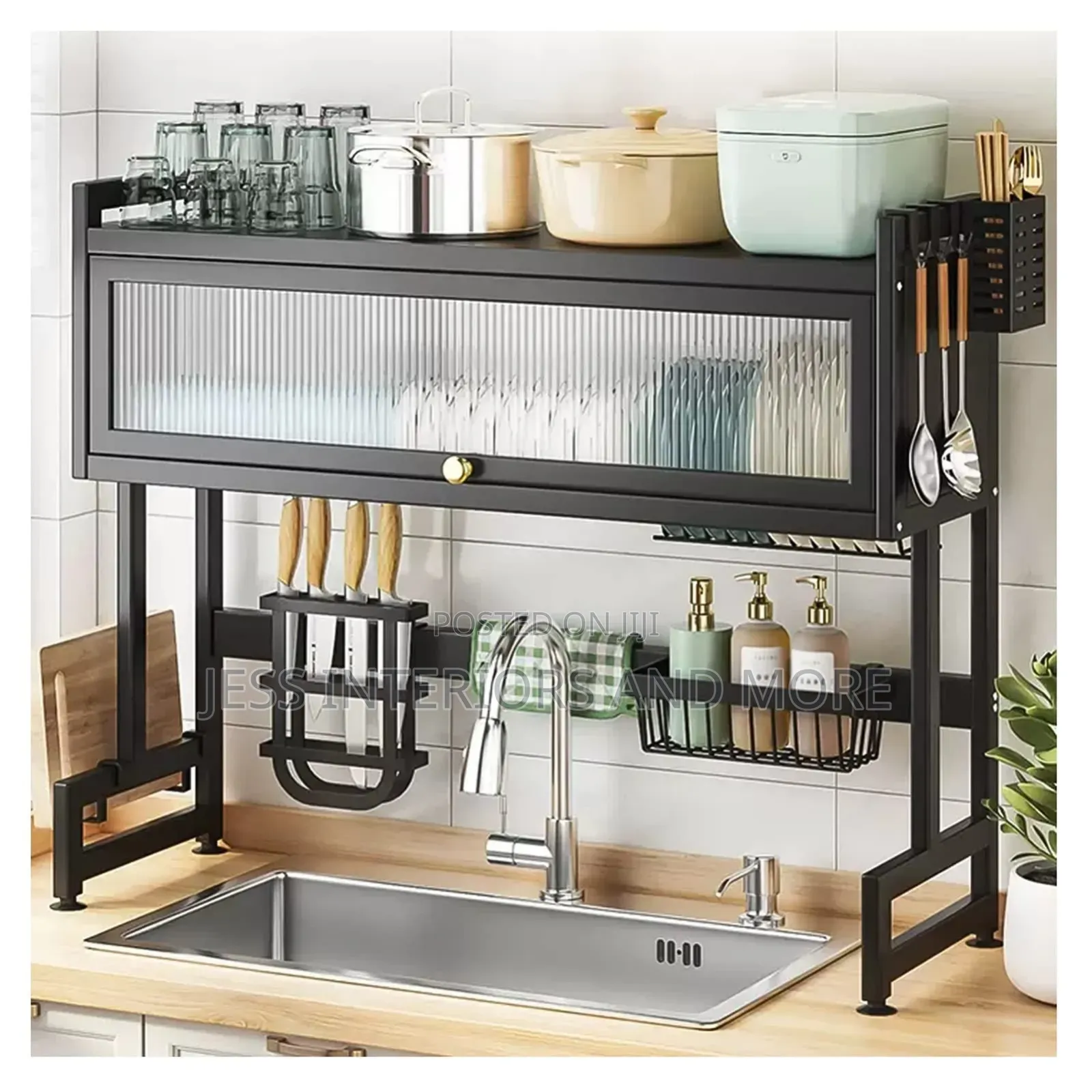 2-Tier Dish Drainer Rack