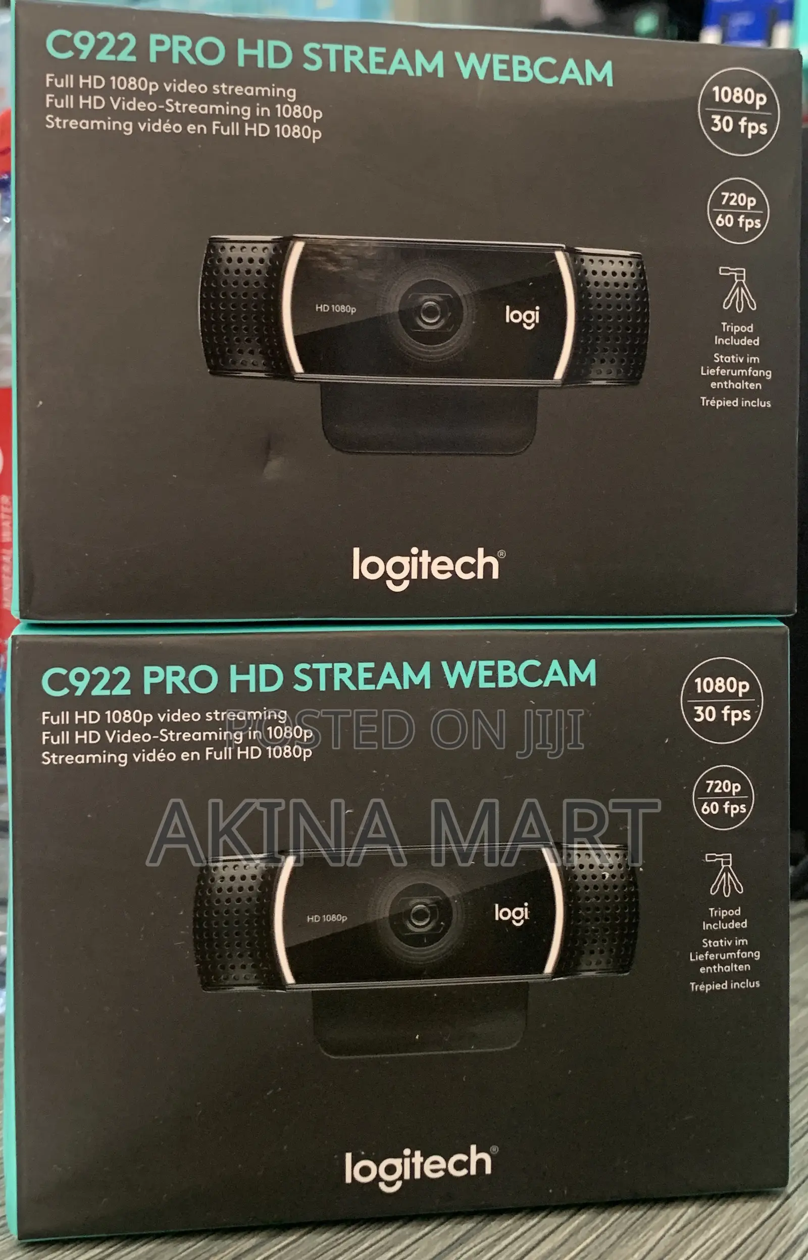 Logitech C922 Pro HD Stream Webcam
