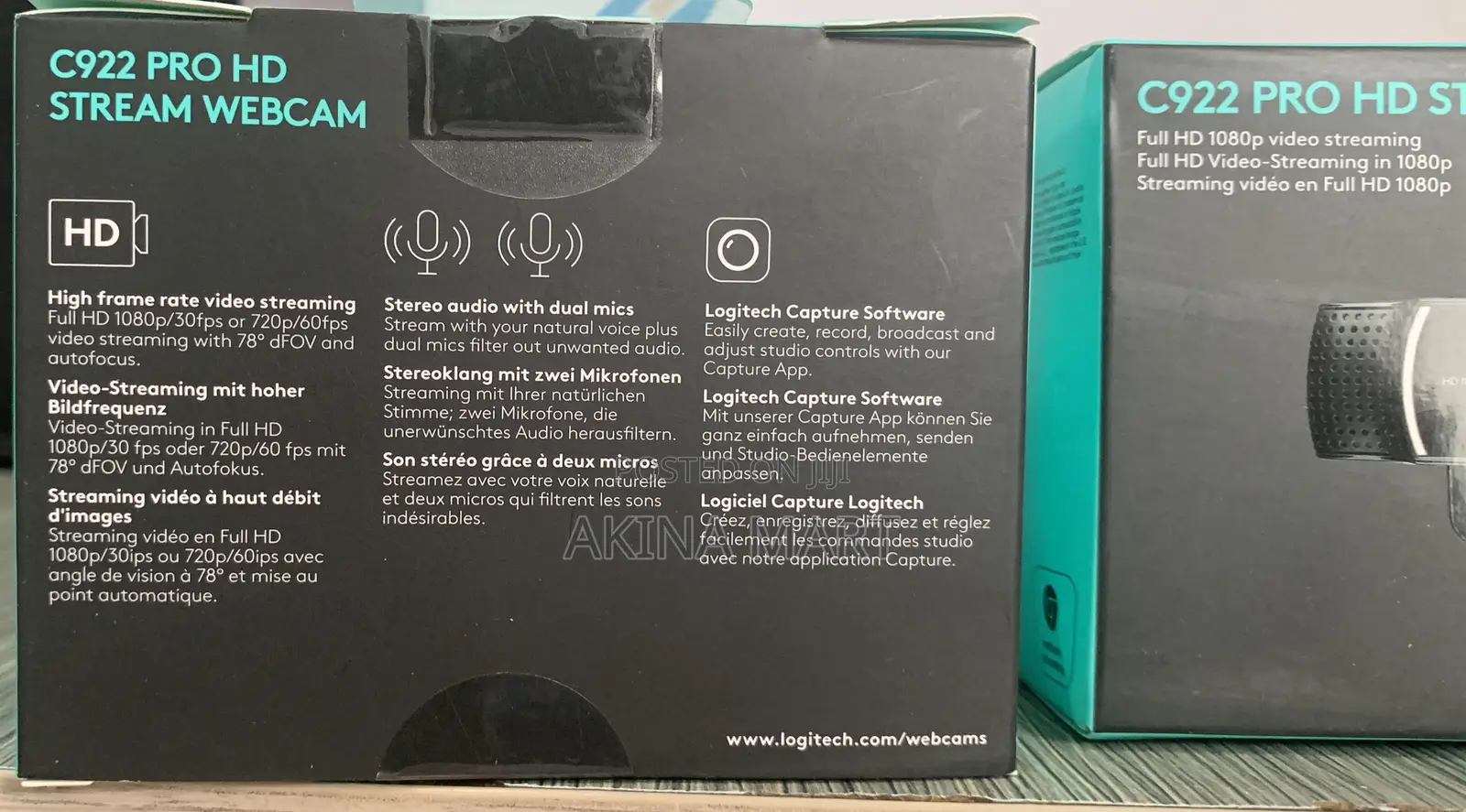 Logitech C922 Pro HD Stream Webcam