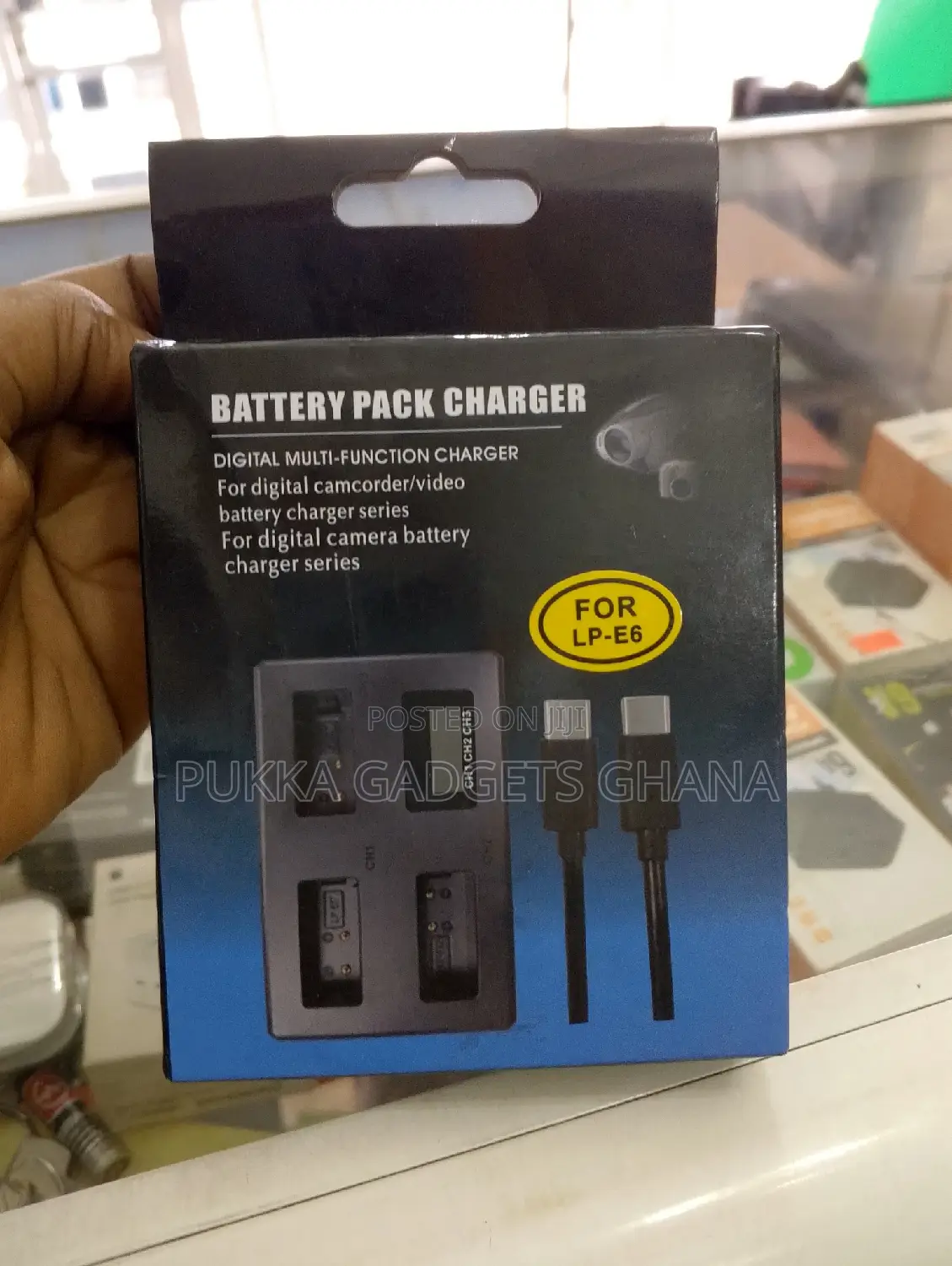 Triple Charger for Canon Lp E6/E6nh Battery
