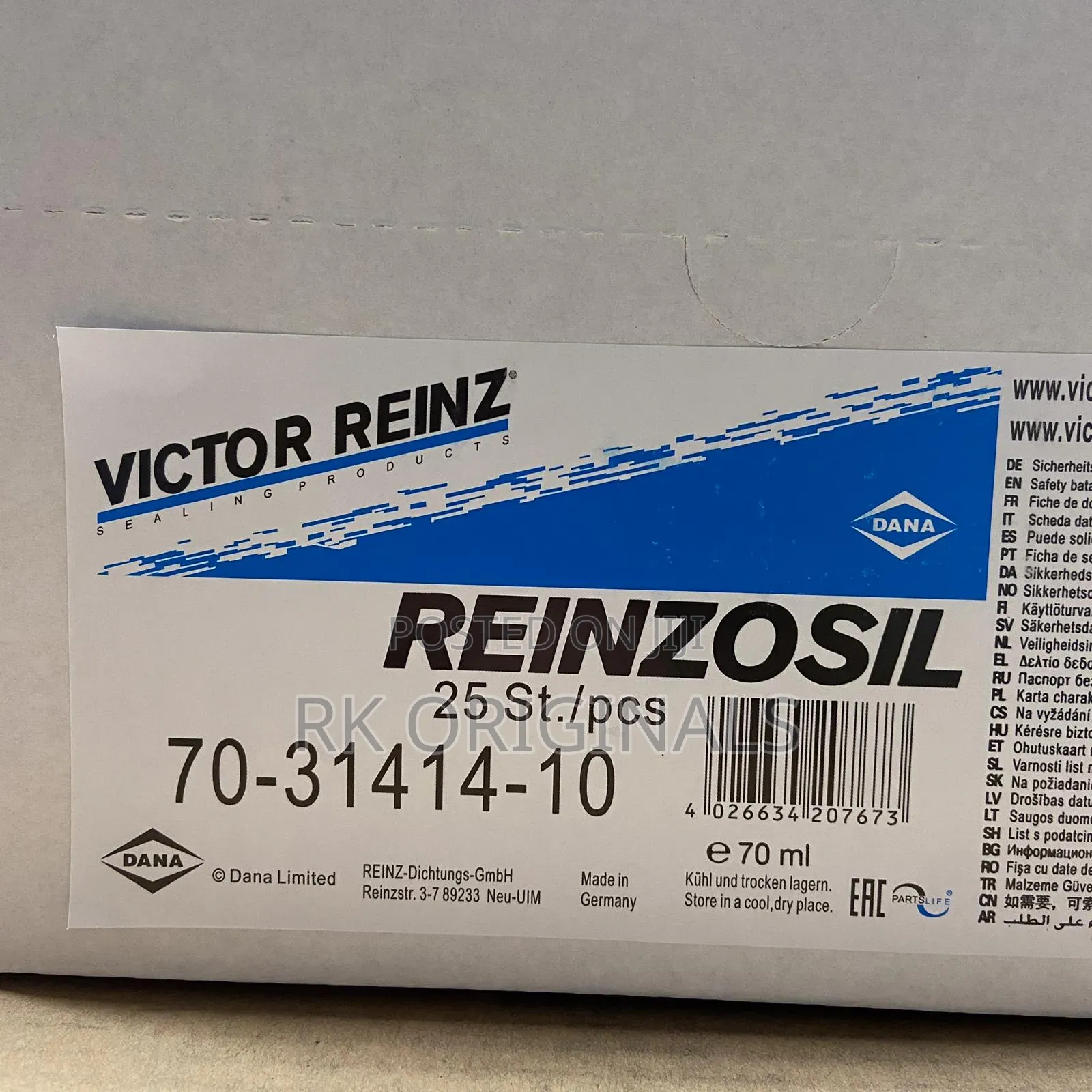 Sealant Or Silicone Victor Reinz Brand Imported From Germany
