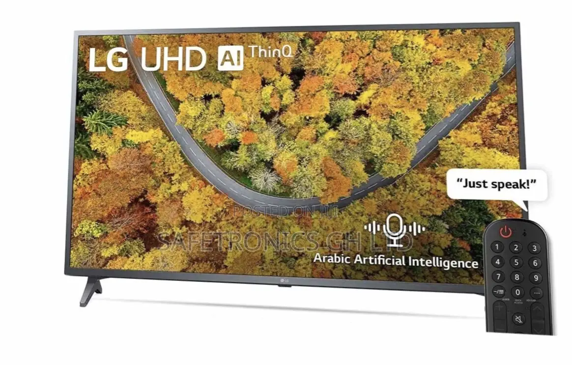 Affordable 55 Inch Smart Led UHD UQ75 Black LG Tv 
