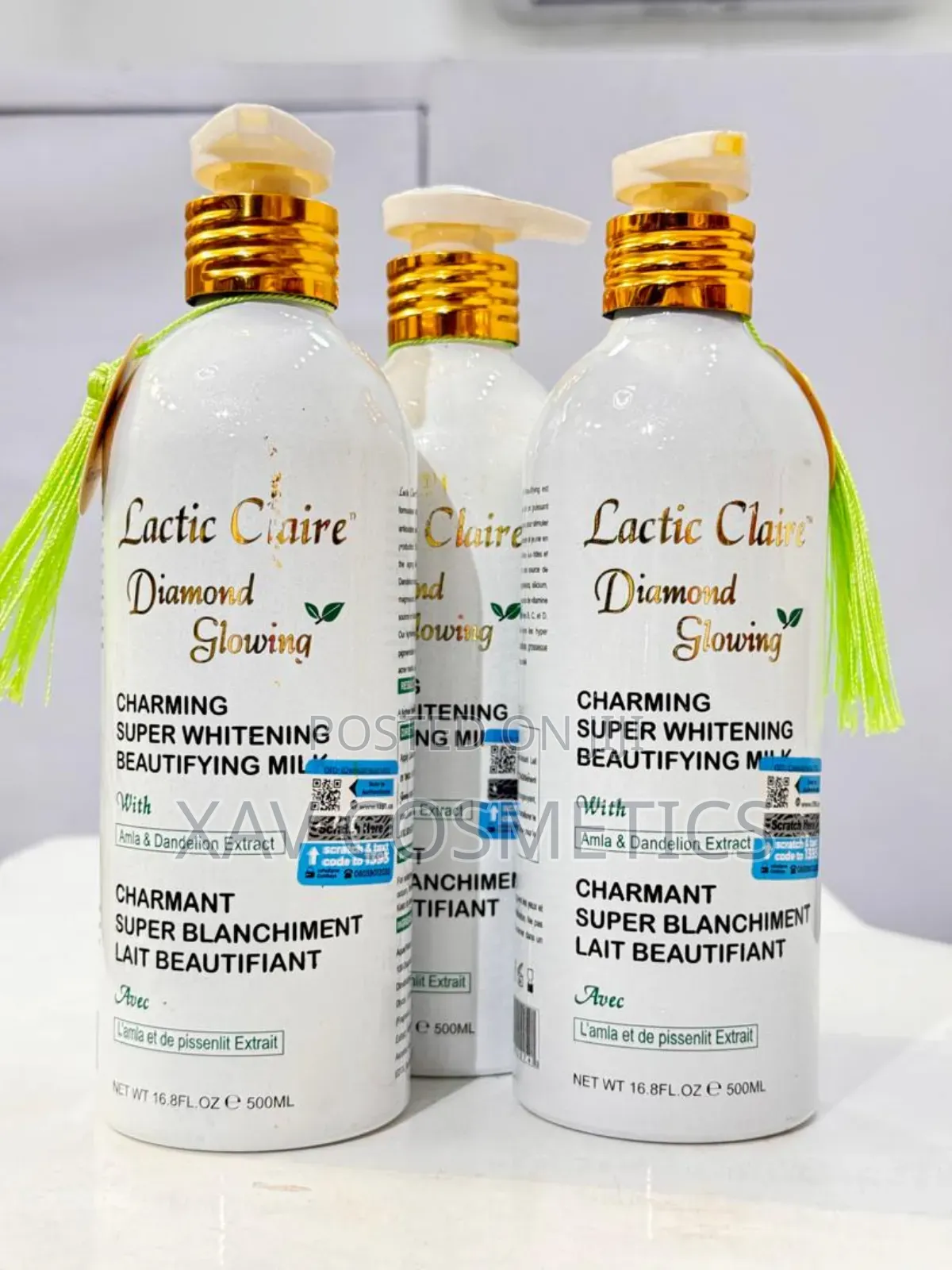 Lactic Claire Diamond Glowing Super Whitening Lotion