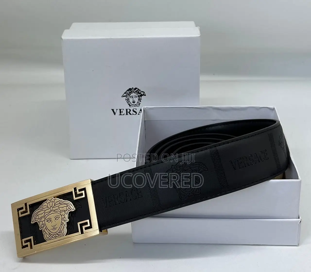 Versace Real Leather Belt