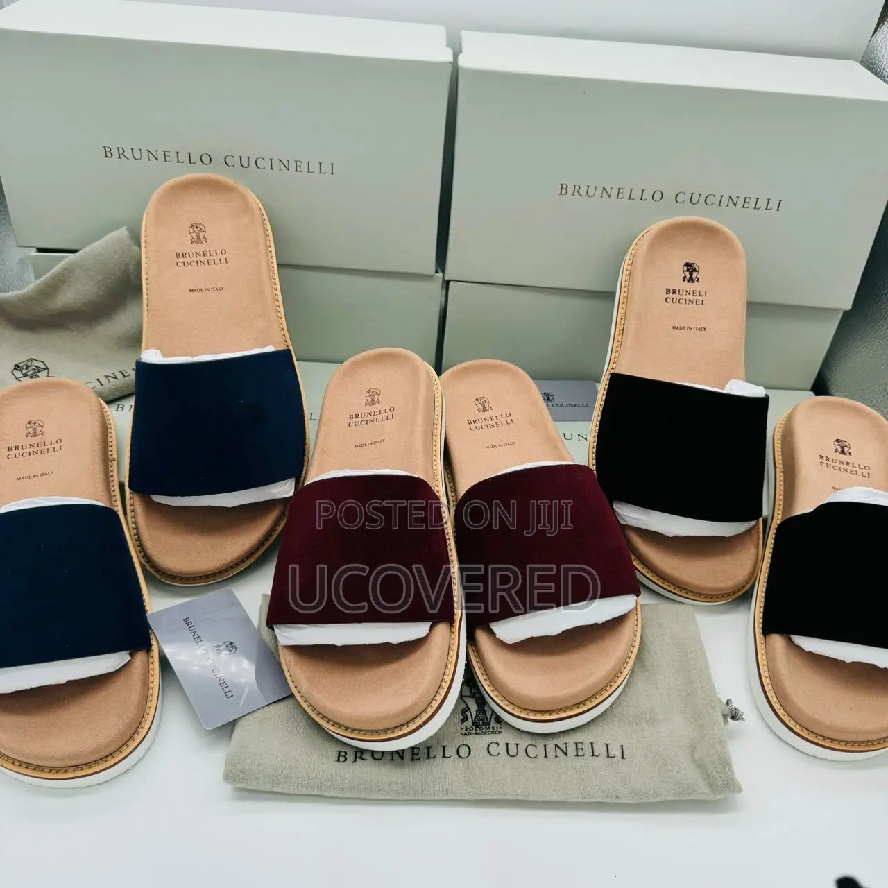 Brunello Cucinelli Suede Slippers