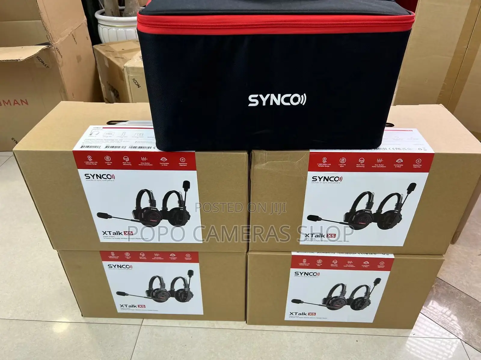 Synco Xtalk X5 Wireless Intercom Headset System