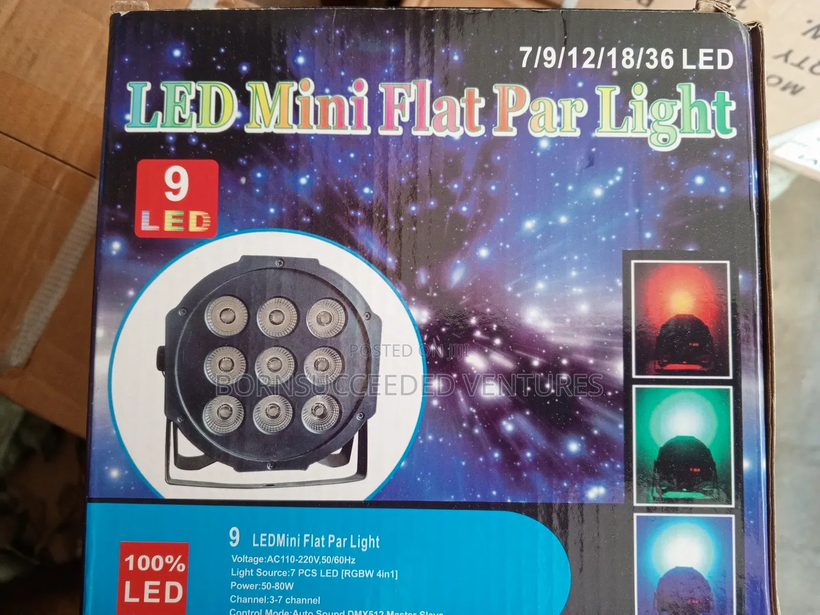 9 Leds Par Stage Light DMX Effect Available