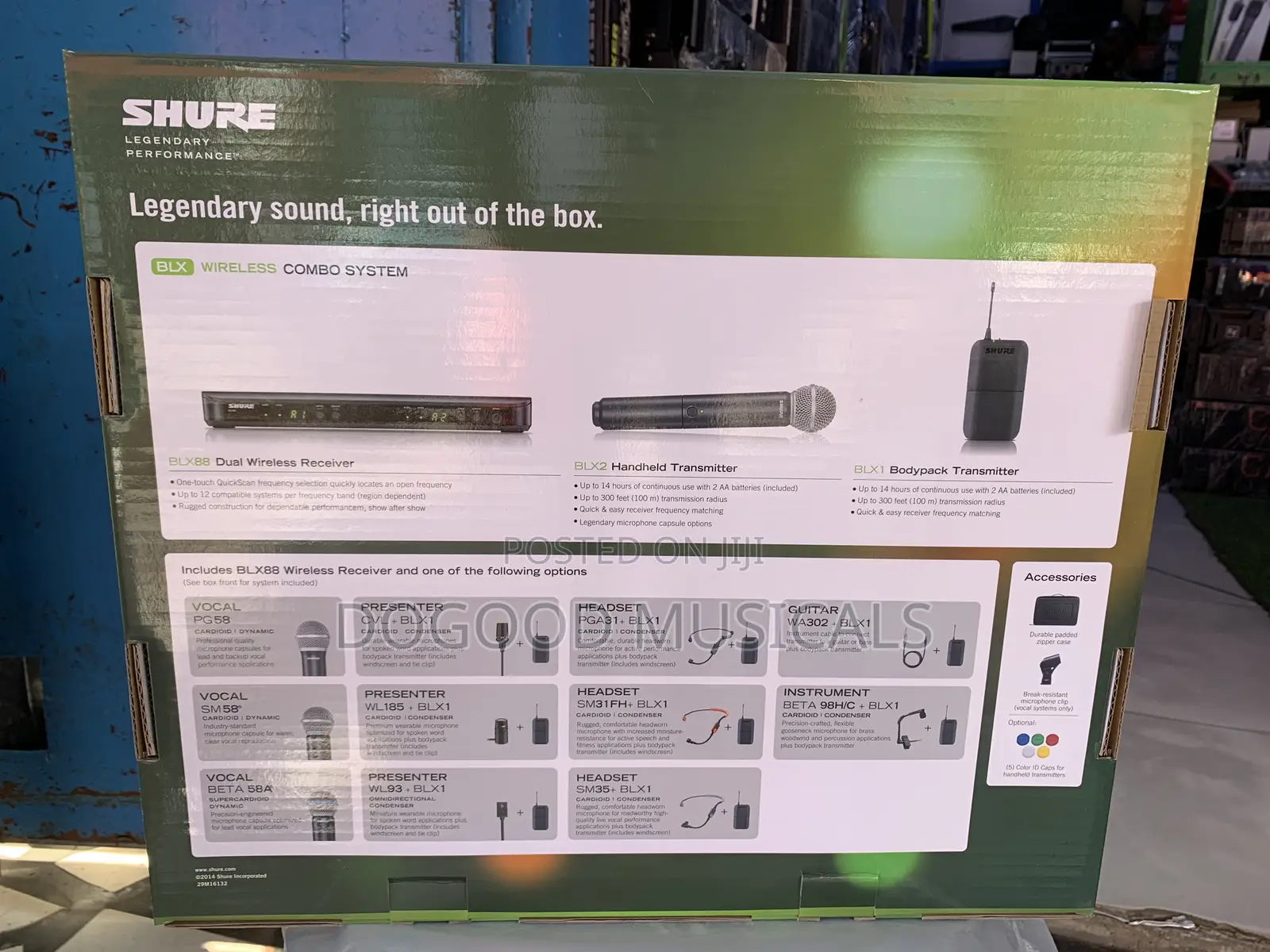 Shure BLX Pg58 2in1 Wireless Microphone