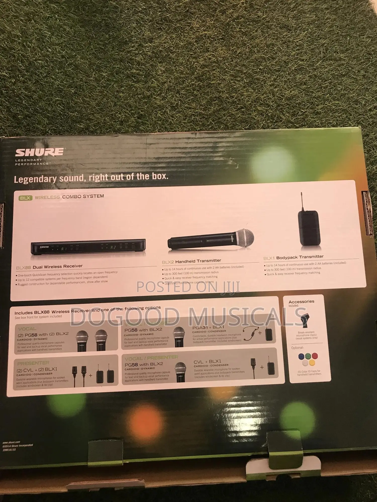 Shure BLX Pg58 2in1 Wireless Microphone