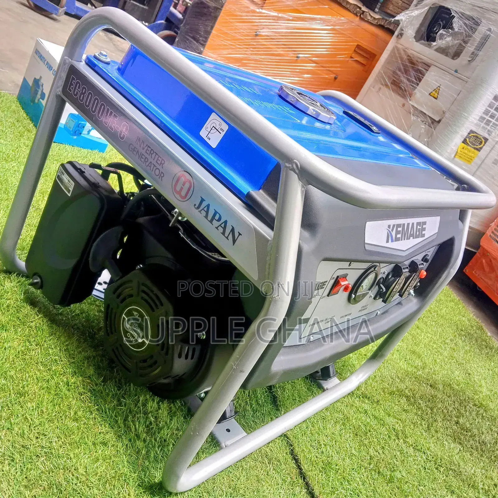 Kemage 7.0kva Petrol Inverter Generator EC8000VE_ Japan Made