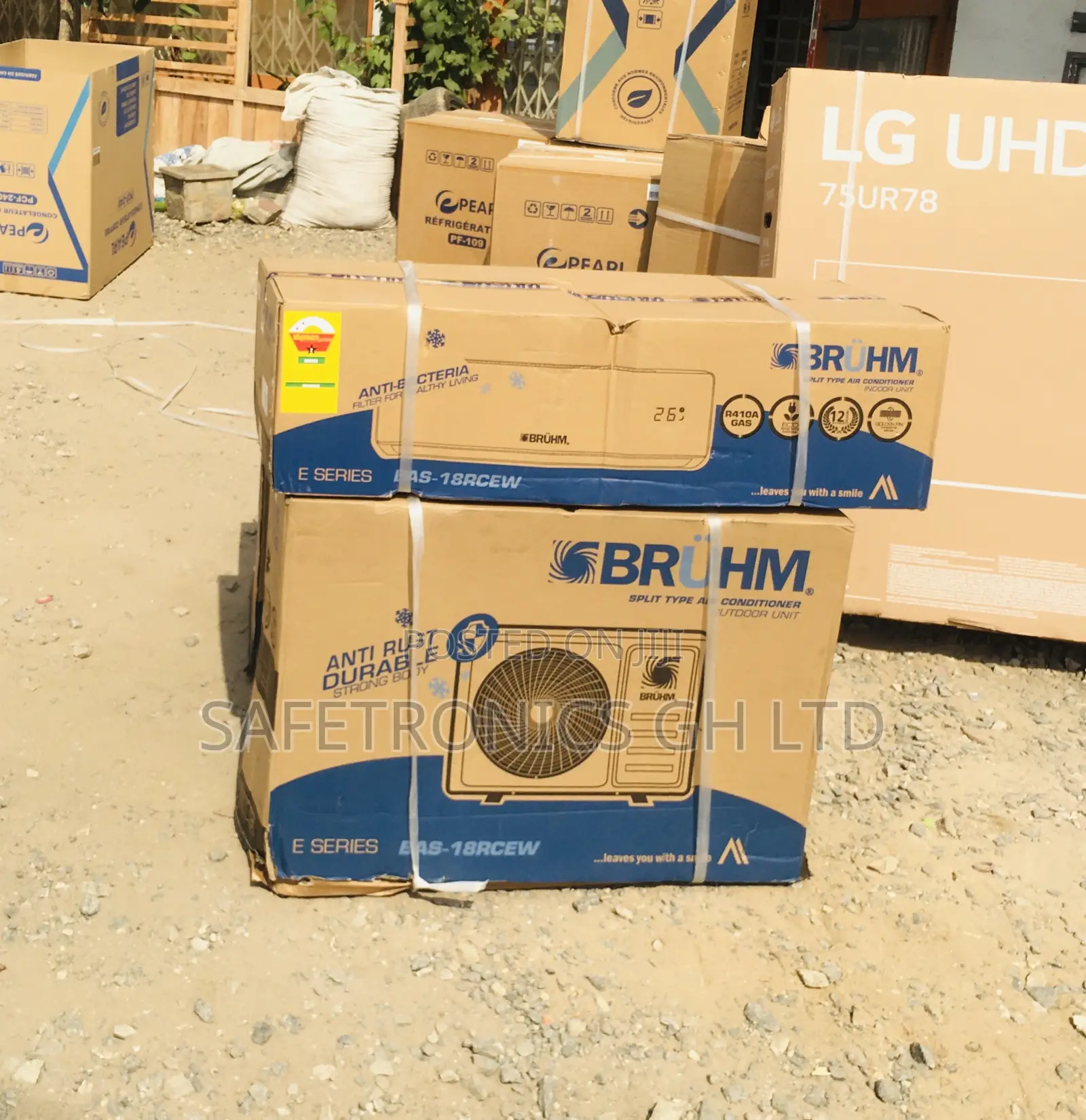 Adjustable 2.5hp Bruhm Gas White R410 AC