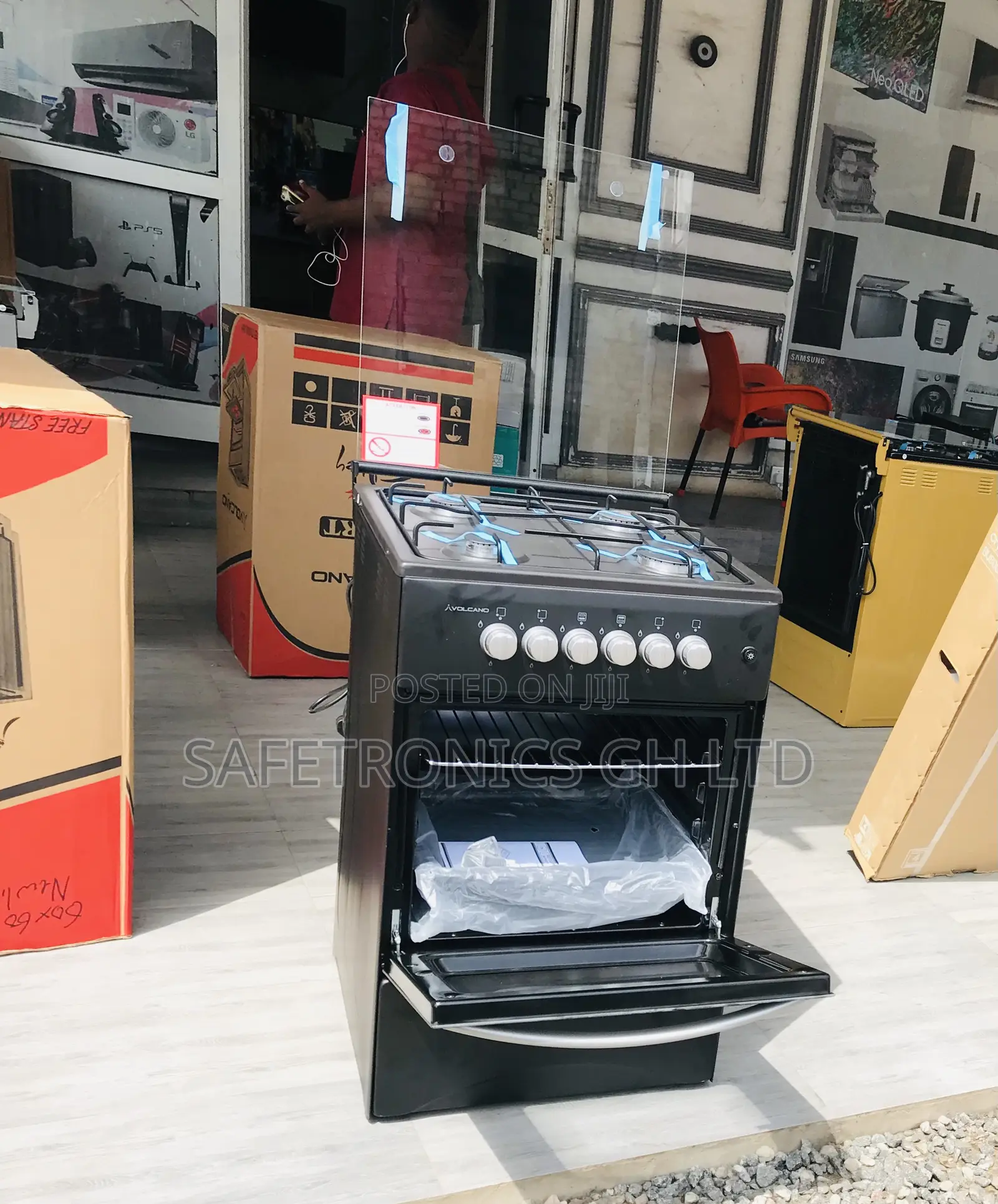 Best Affordable Volcano 50by50 4 Gas Burner Oven/Grill Black