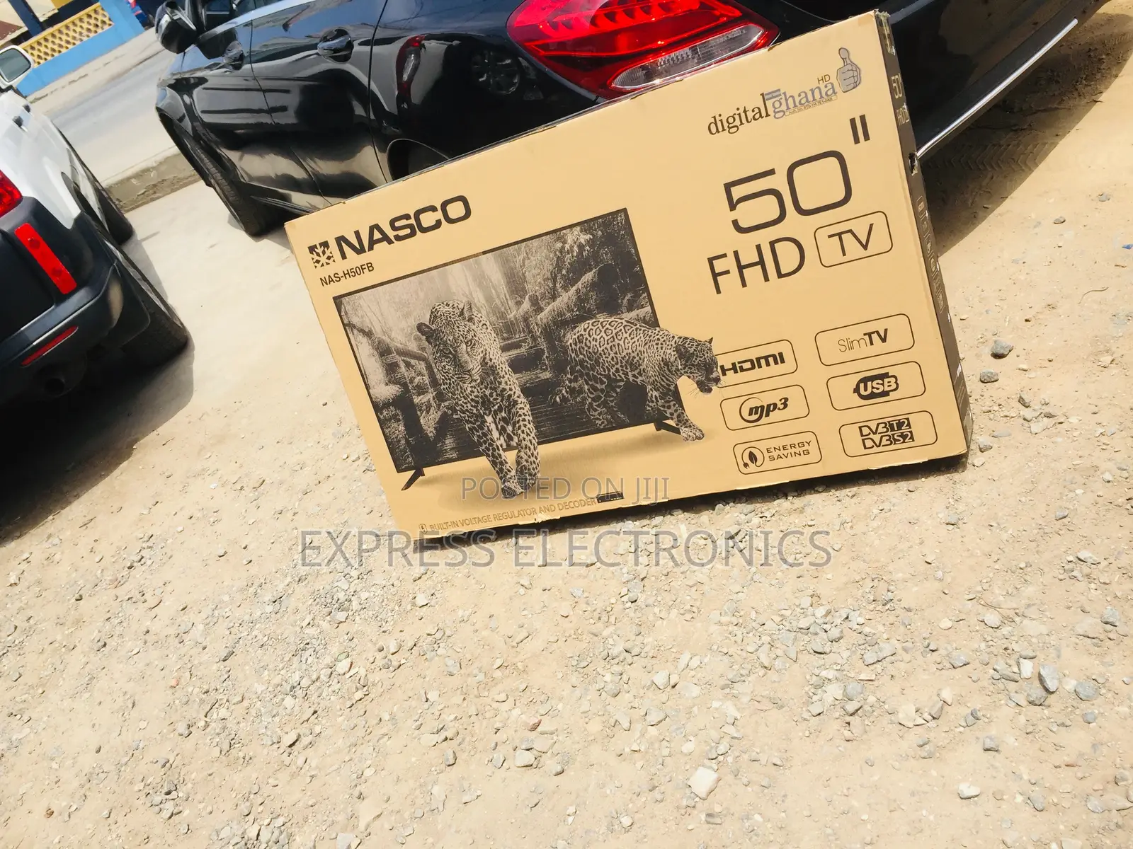 Slim FHD Satellite Image Nasco 50” Television