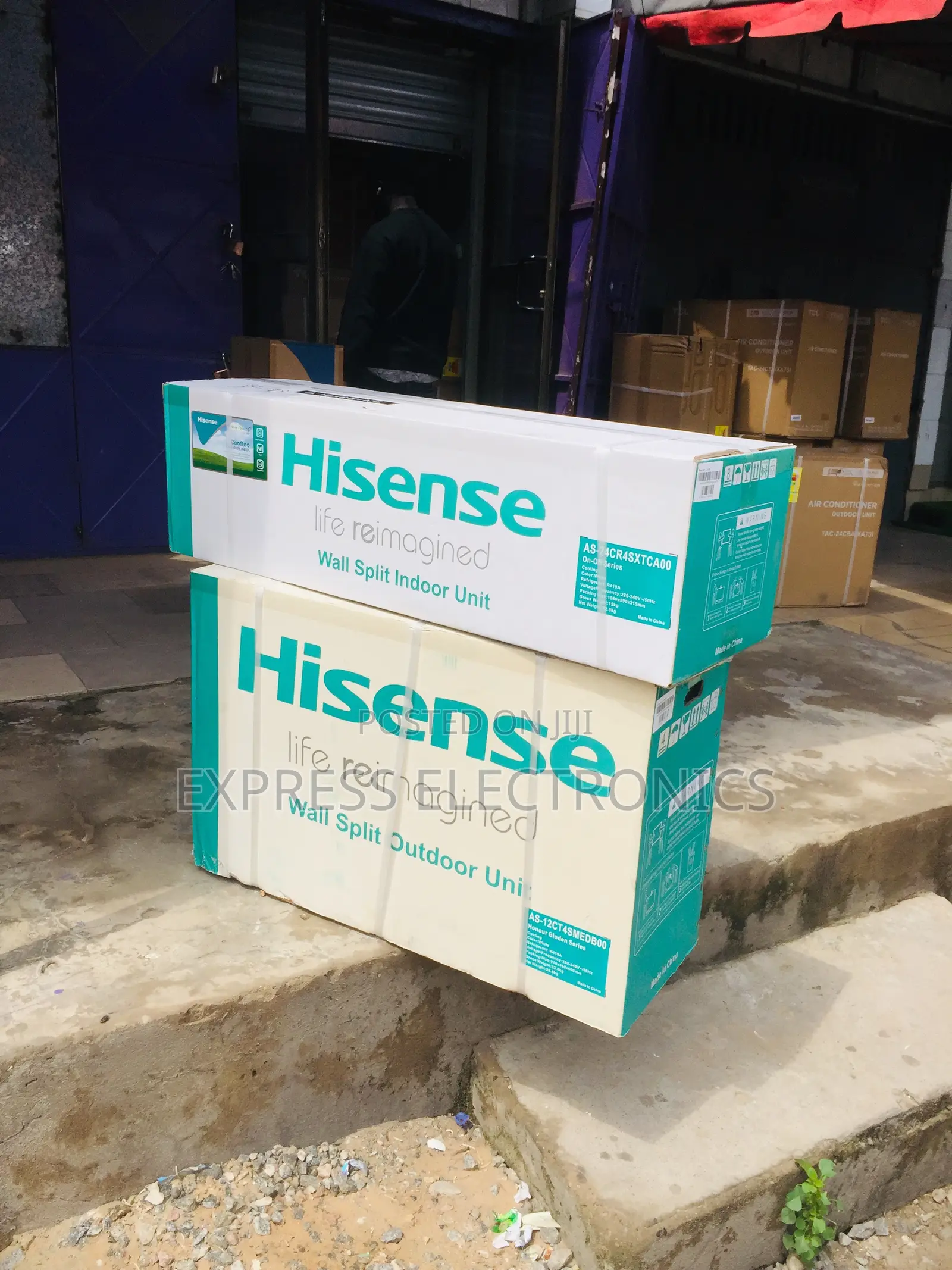 Hisense Split R410 Gas 2.5hp Air Conditioner White