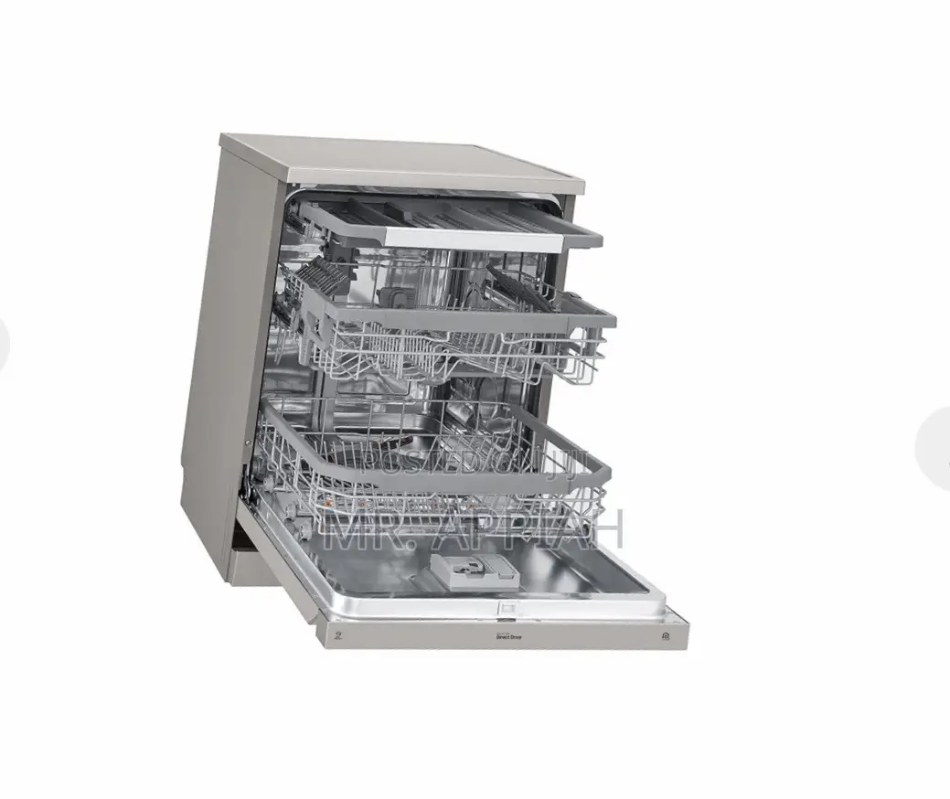 Sleek LG DFB425FP Electric Dishwasher(Stainless).