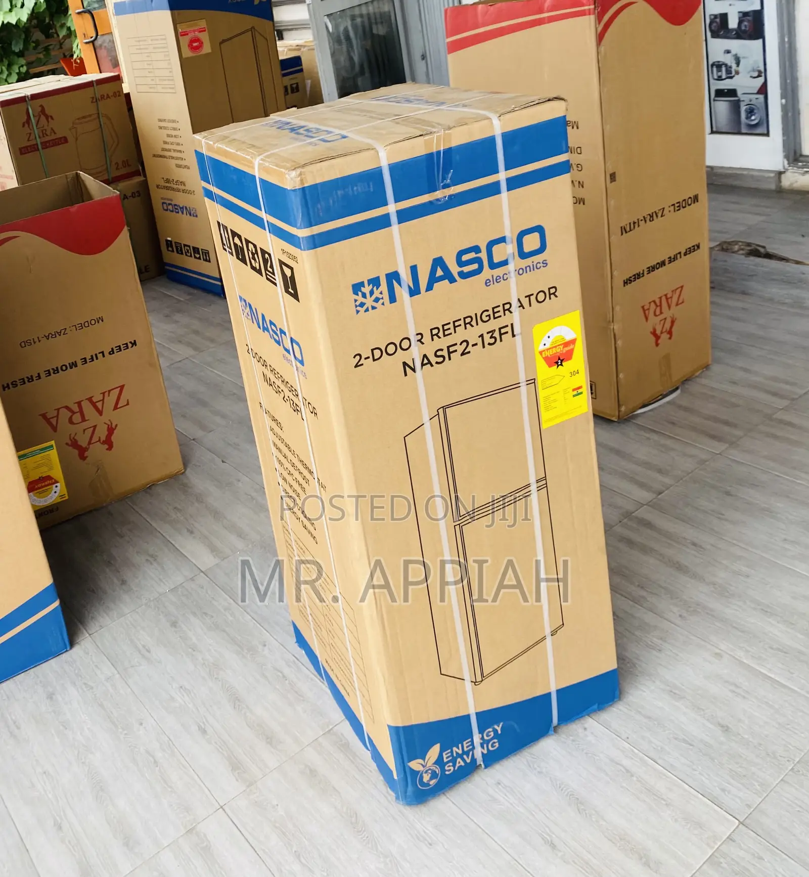 Quality Nasco Nascodf2-13 FL Top Freezer Electric Fridge.