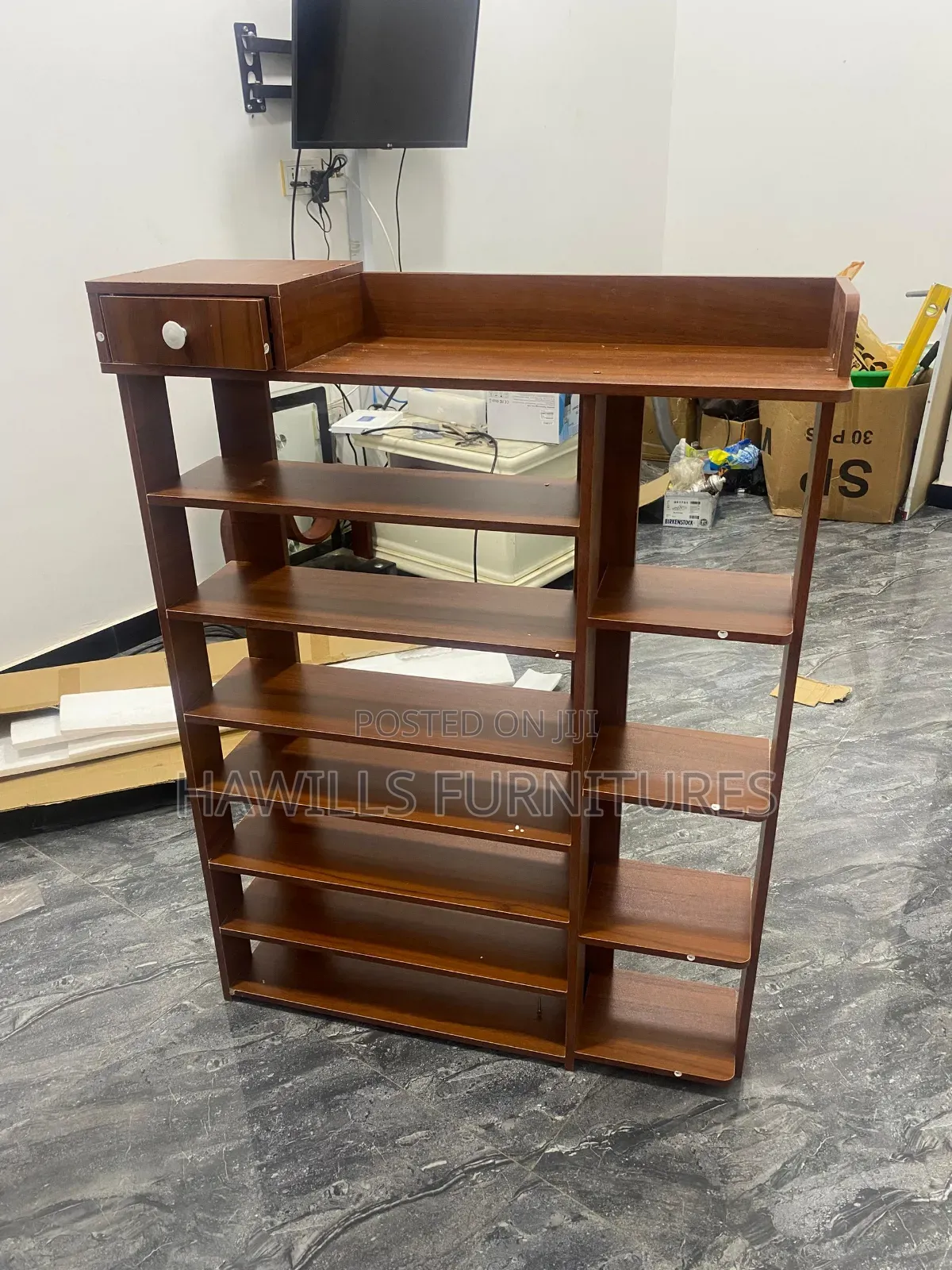 Wooden Shoe Rack