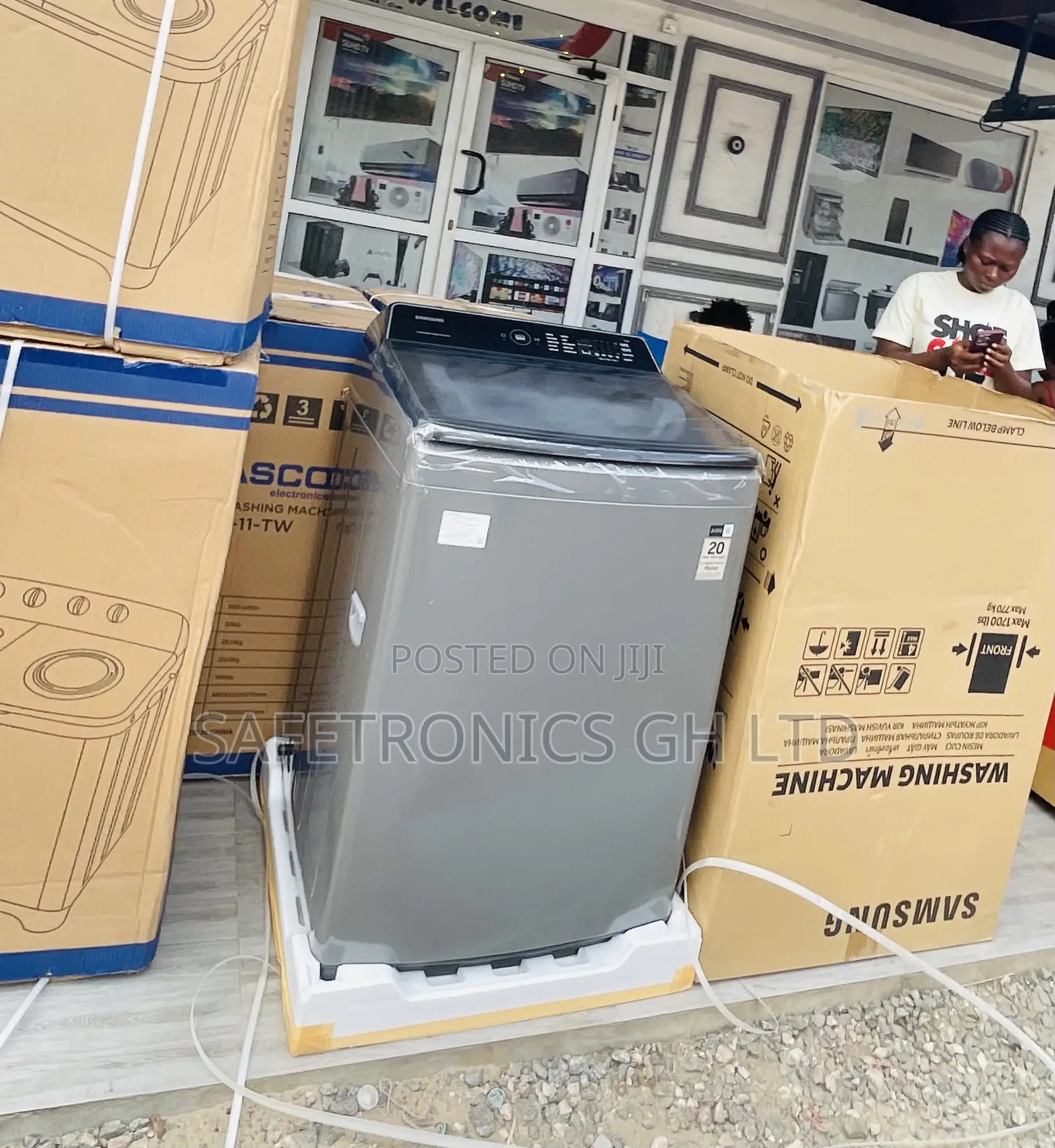 Lastest Gray 16kg Topload Samsung Full Automatic Washer 